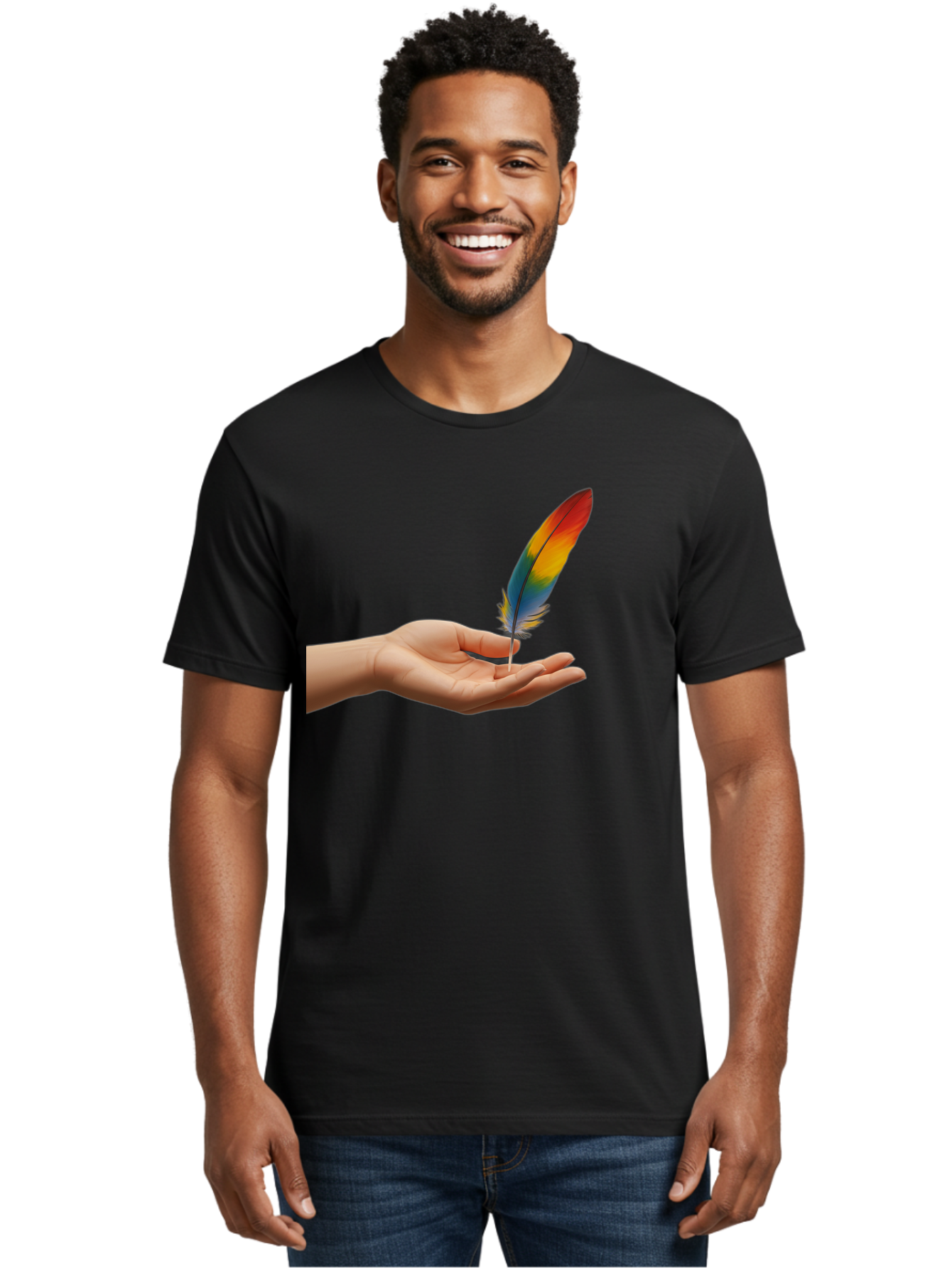 Rainbow-Feather Men'S Graphic Tee, 100% Cotton, Comfortable Casual Summer Wear, Machine Washable, Vintage Camera, Old Camera, Antique Camera, Black Camera, Classic Photography, Photography Equipment, Nostalgic Device, Film Camera, Camera Art Bao780 21