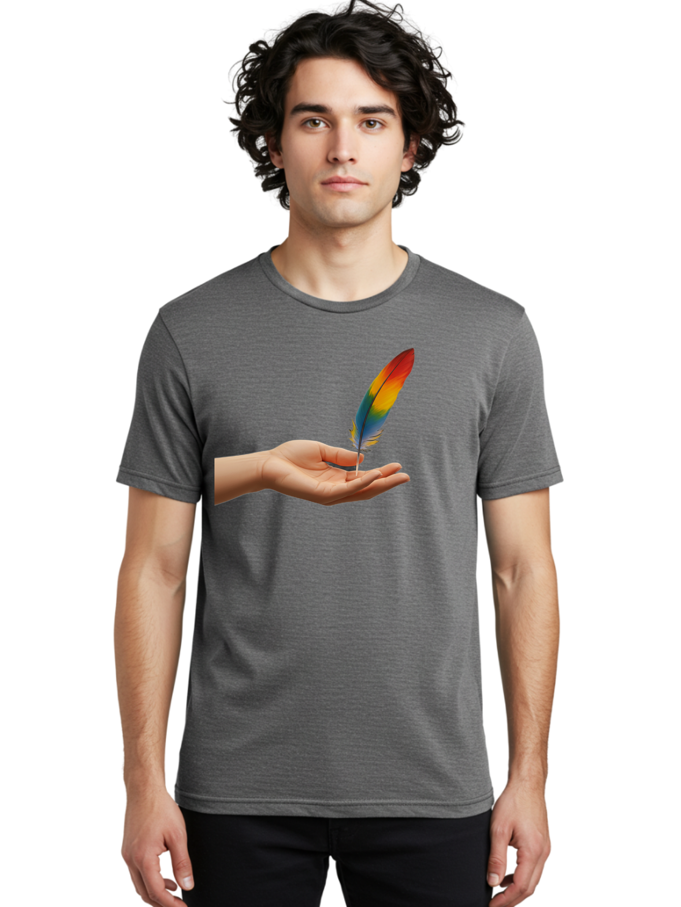 Rainbow-Feather Men'S Graphic Tee, 100% Cotton, Comfortable Casual Summer Wear, Machine Washable, Vintage Camera, Old Camera, Antique Camera, Black Camera, Classic Photography, Photography Equipment, Nostalgic Device, Film Camera, Camera Art Bao780 27