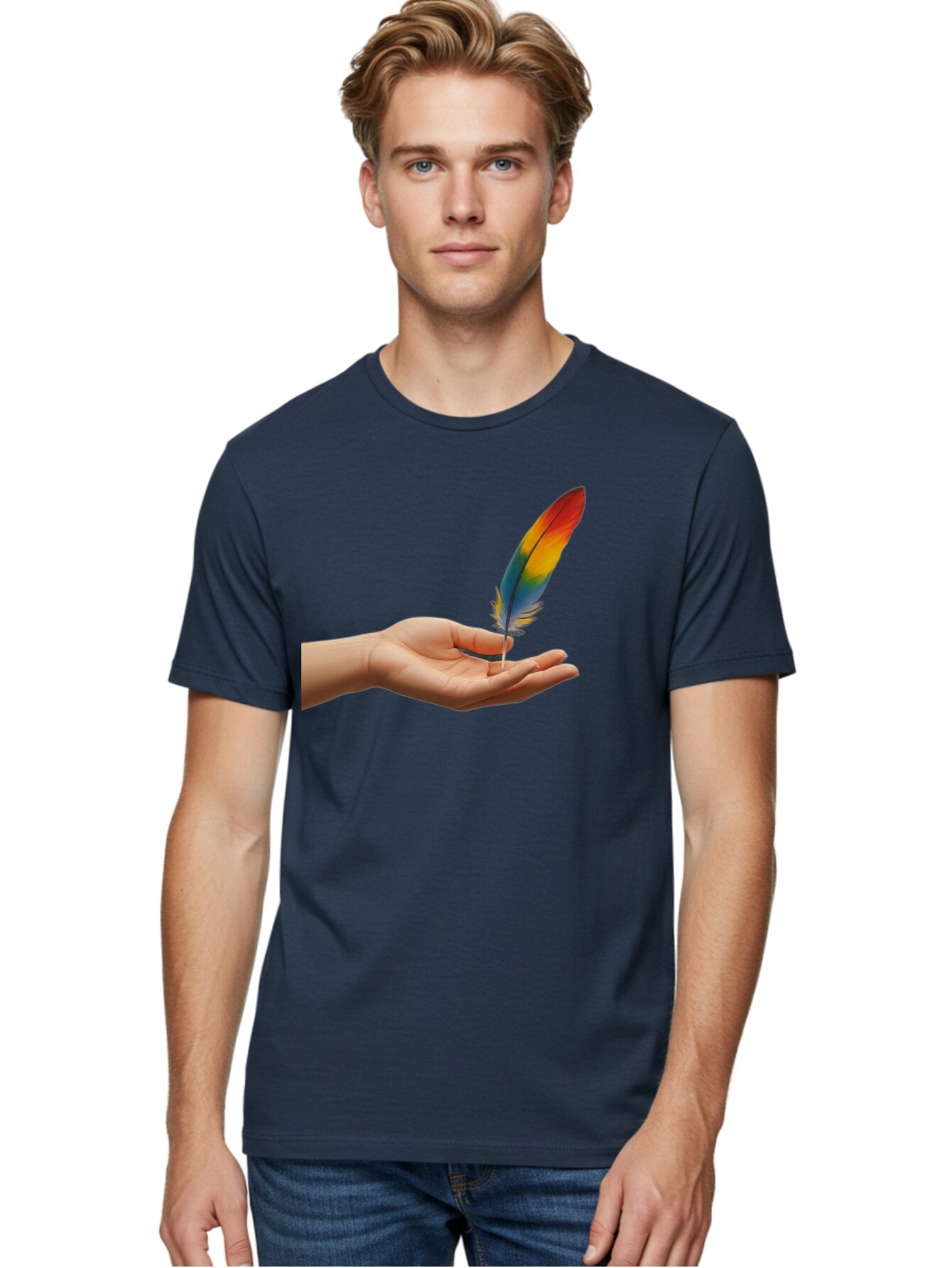 Rainbow-Feather Men'S Graphic Tee, 100% Cotton, Comfortable Casual Summer Wear, Machine Washable, Vintage Camera, Old Camera, Antique Camera, Black Camera, Classic Photography, Photography Equipment, Nostalgic Device, Film Camera, Camera Art Bao780 29