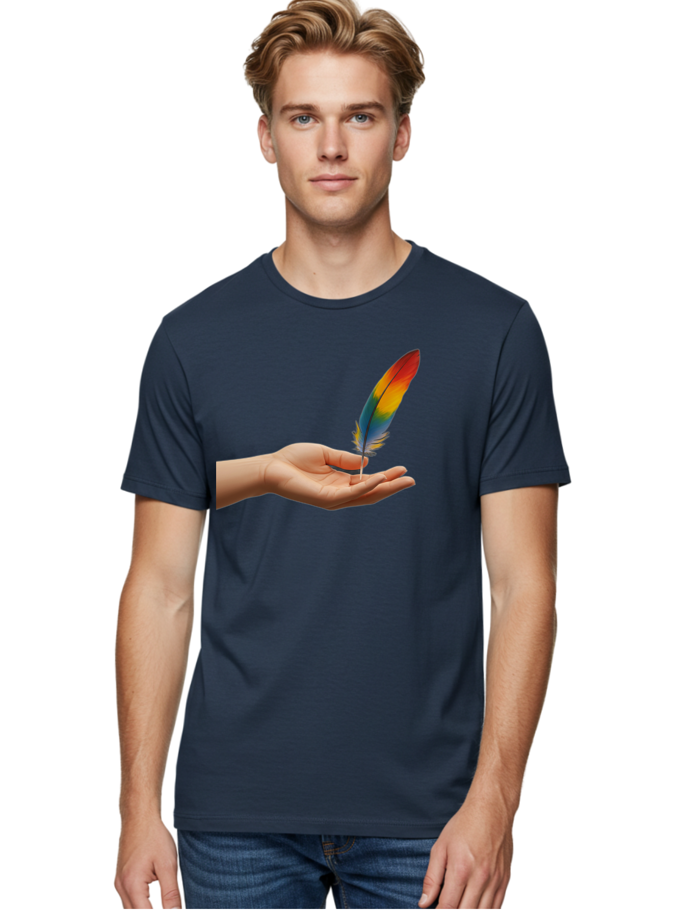 Rainbow-Feather Men'S Graphic Tee, 100% Cotton, Comfortable Casual Summer Wear, Machine Washable, Vintage Camera, Old Camera, Antique Camera, Black Camera, Classic Photography, Photography Equipment, Nostalgic Device, Film Camera, Camera Art Bao780 17