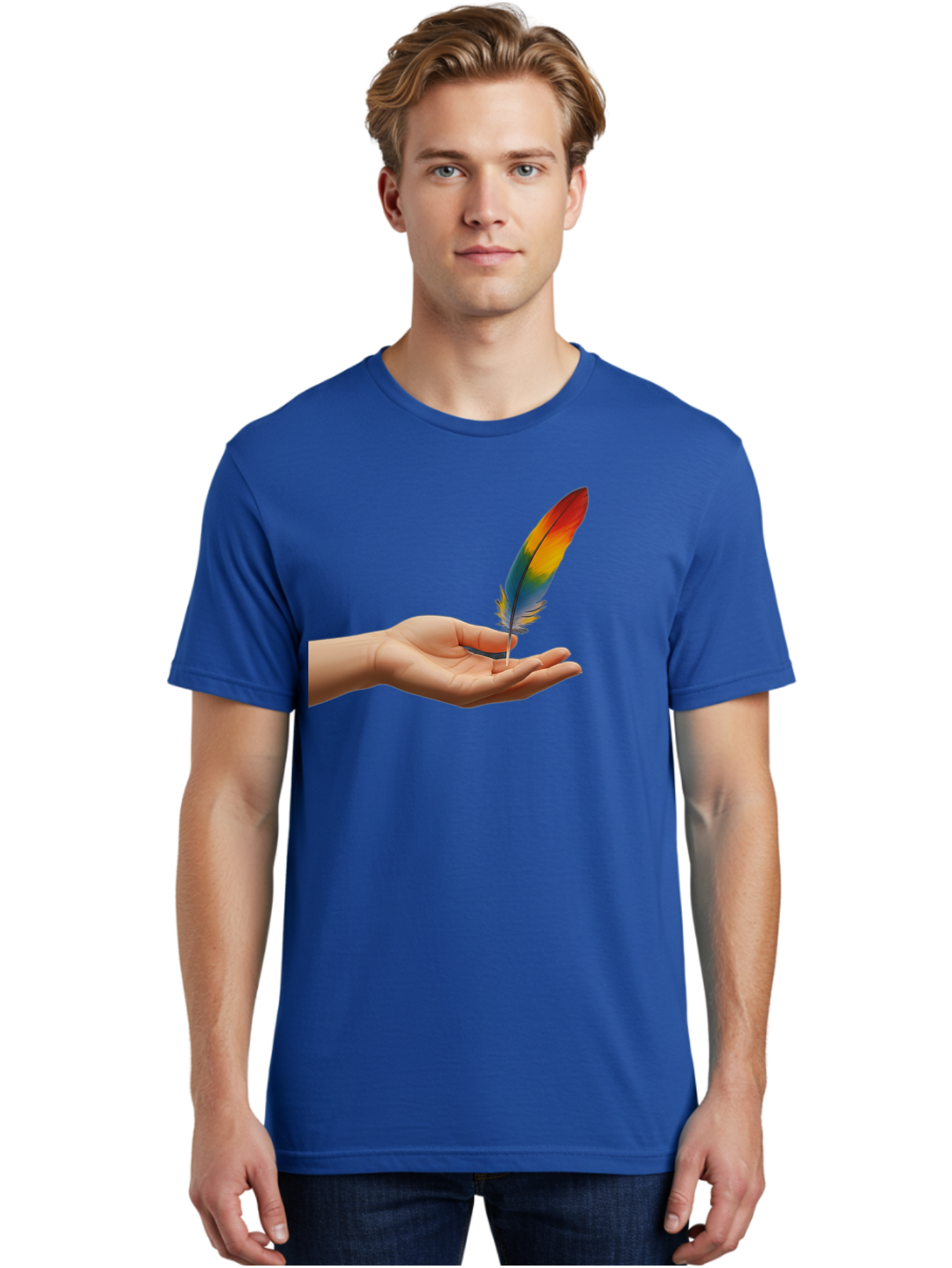 Rainbow-Feather Men'S Graphic Tee, 100% Cotton, Comfortable Casual Summer Wear, Machine Washable, Vintage Camera, Old Camera, Antique Camera, Black Camera, Classic Photography, Photography Equipment, Nostalgic Device, Film Camera, Camera Art Bao780 24