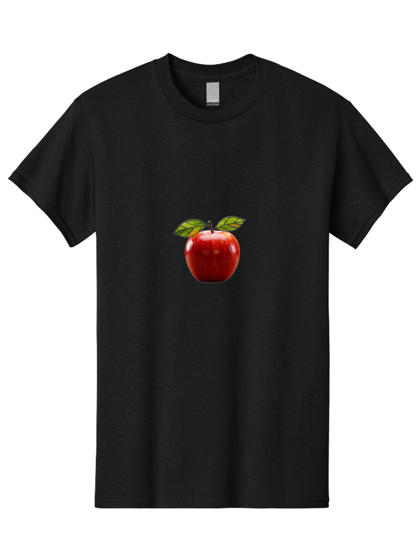 Red-Apple-1 Men'S Graphic Tee, 100% Cotton, Comfortable Casual Summer Wear, Machine Washable, Vintage Camera, Old Camera, Antique Camera, Black Camera, Classic Photography, Photography Equipment, Nostalgic Device, Film Camera, Camera Art Bao784