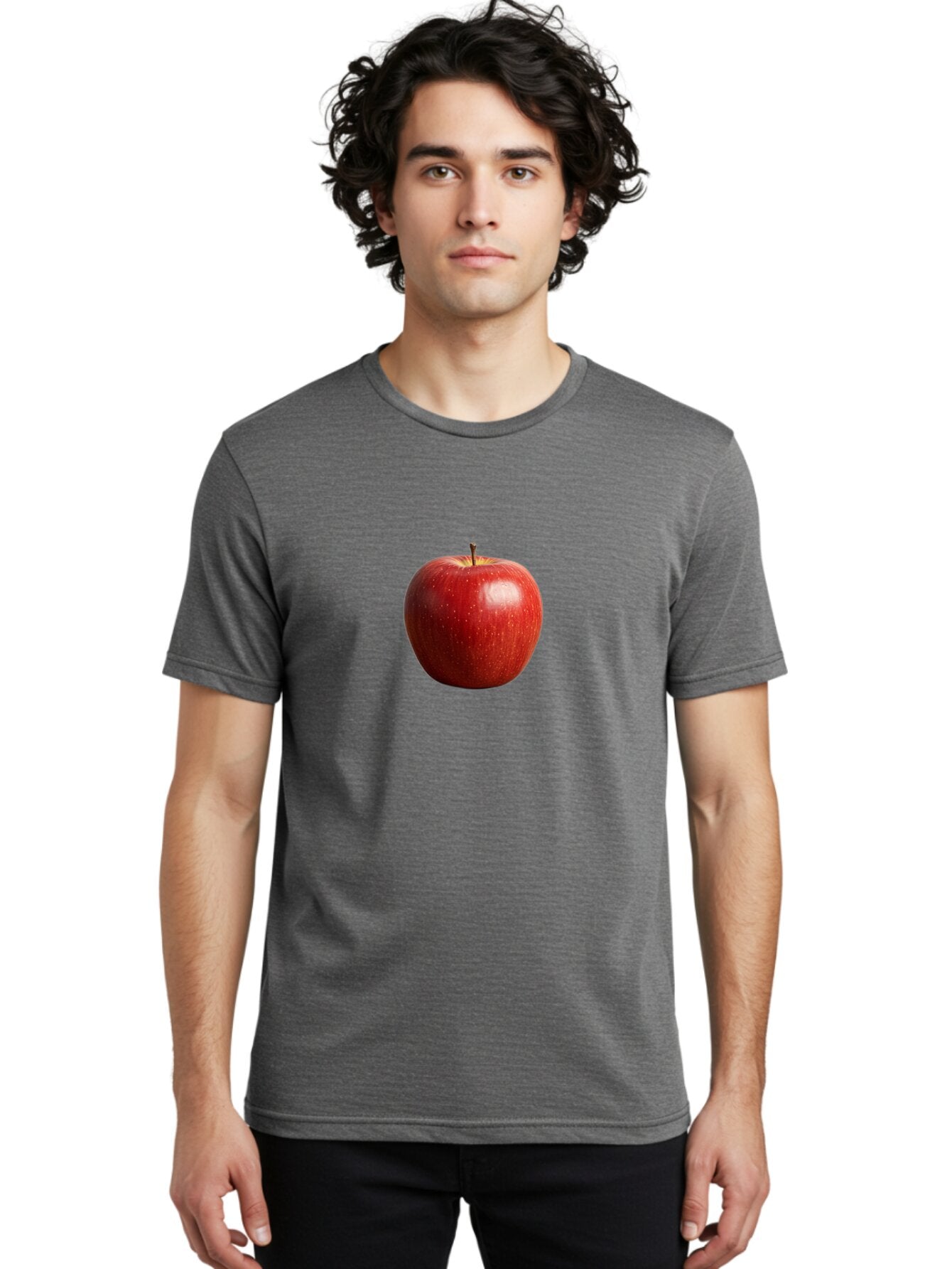 Red-Apple-2 Men'S Graphic Tee, 100% Cotton, Comfortable Casual Summer Wear, Machine Washable, Vintage Camera, Old Camera, Antique Camera, Black Camera, Classic Photography, Photography Equipment, Nostalgic Device, Film Camera, Camera Art Bao785 26