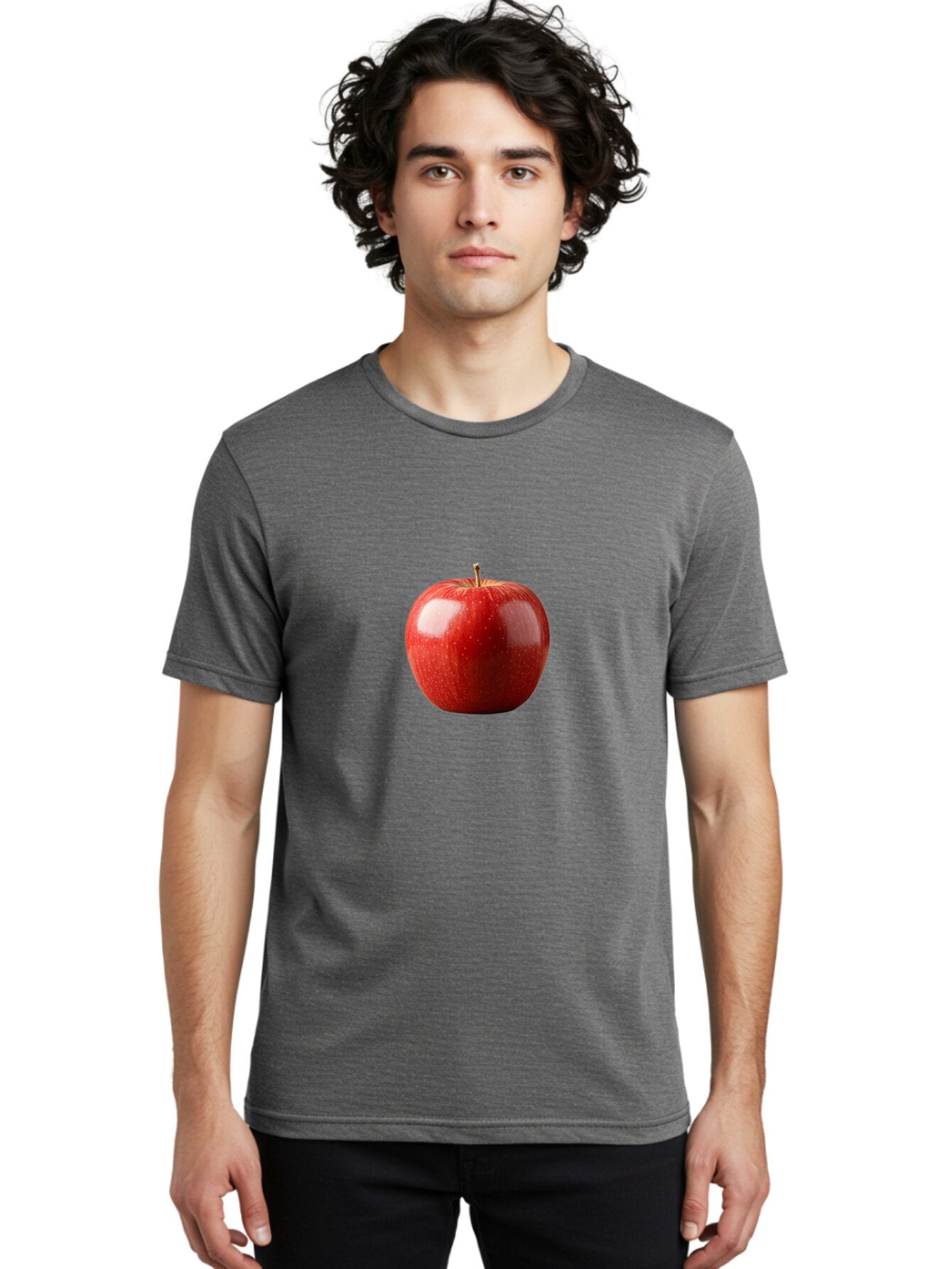 Red-Apple-4 Men'S Graphic Tee, 100% Cotton, Comfortable Casual Summer Wear, Machine Washable, Vintage Camera, Old Camera, Antique Camera, Black Camera, Classic Photography, Photography Equipment, Nostalgic Device, Film Camera, Camera Art Bao787 16