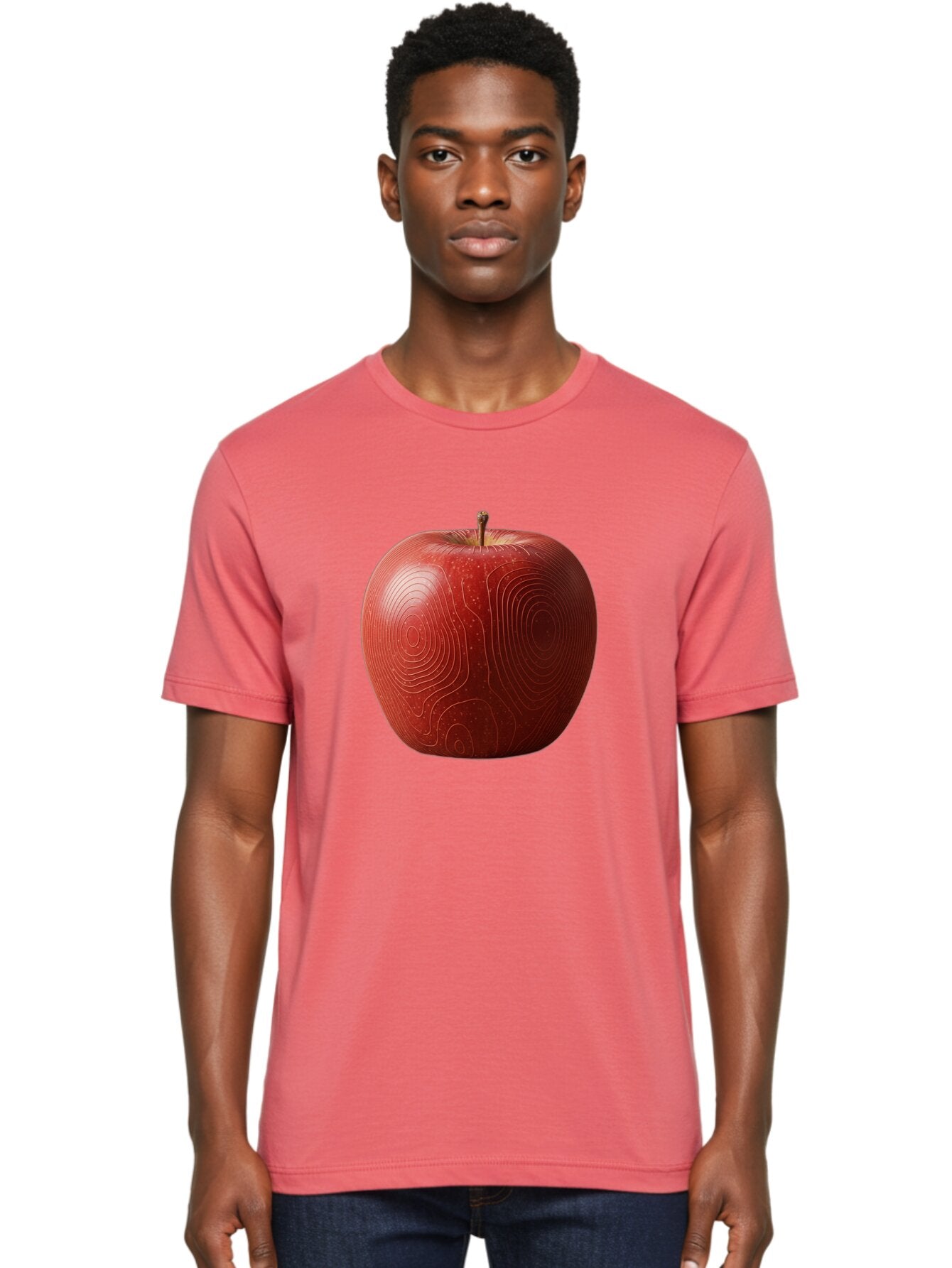Red-Apple-6 Men'S Graphic Tee, 100% Cotton, Comfortable Casual Summer Wear, Machine Washable, Vintage Camera, Old Camera, Antique Camera, Black Camera, Classic Photography, Photography Equipment, Nostalgic Device, Film Camera, Camera Art Bao789 20