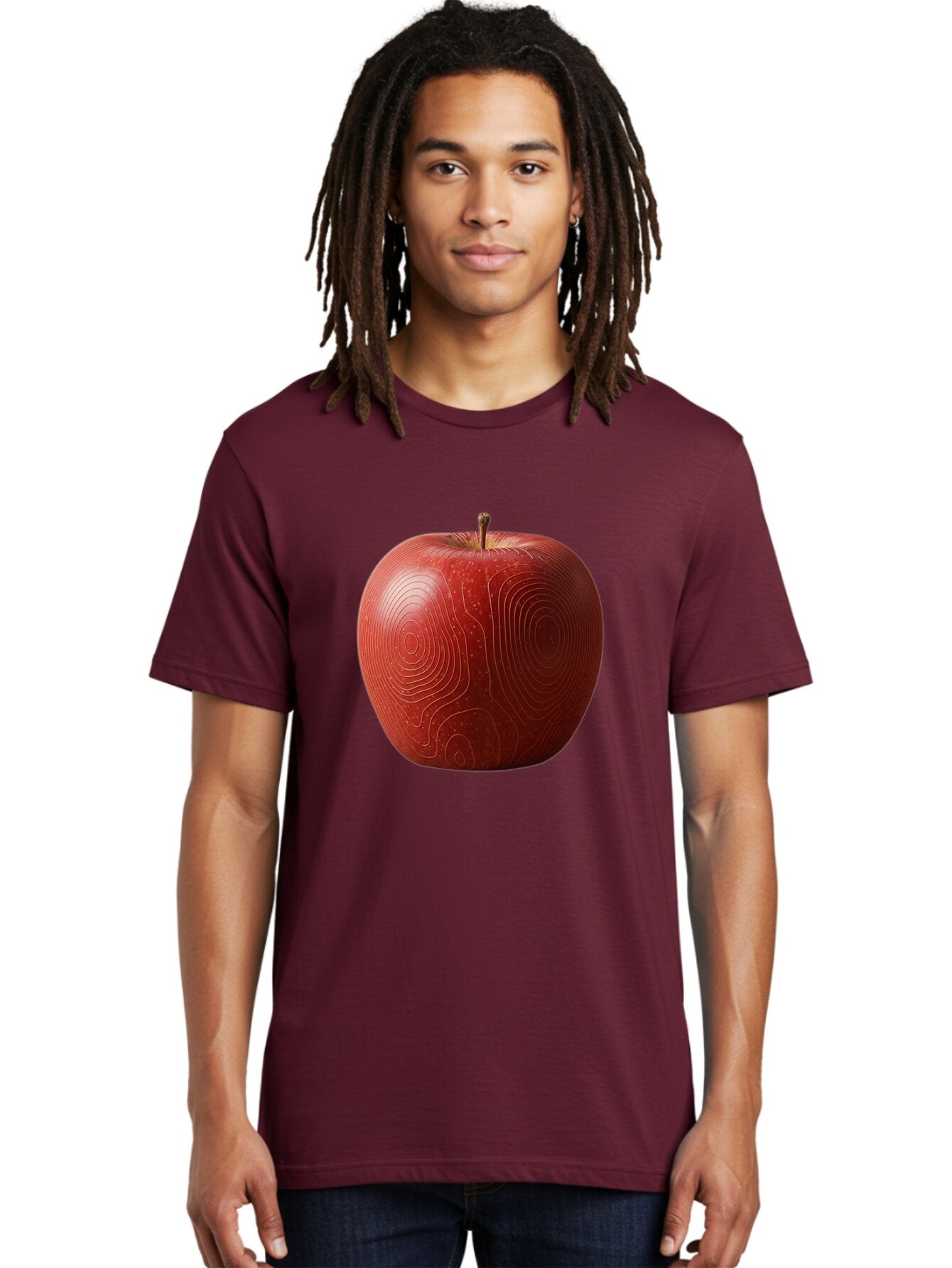 Red-Apple-6 Men'S Graphic Tee, 100% Cotton, Comfortable Casual Summer Wear, Machine Washable, Vintage Camera, Old Camera, Antique Camera, Black Camera, Classic Photography, Photography Equipment, Nostalgic Device, Film Camera, Camera Art Bao789 25