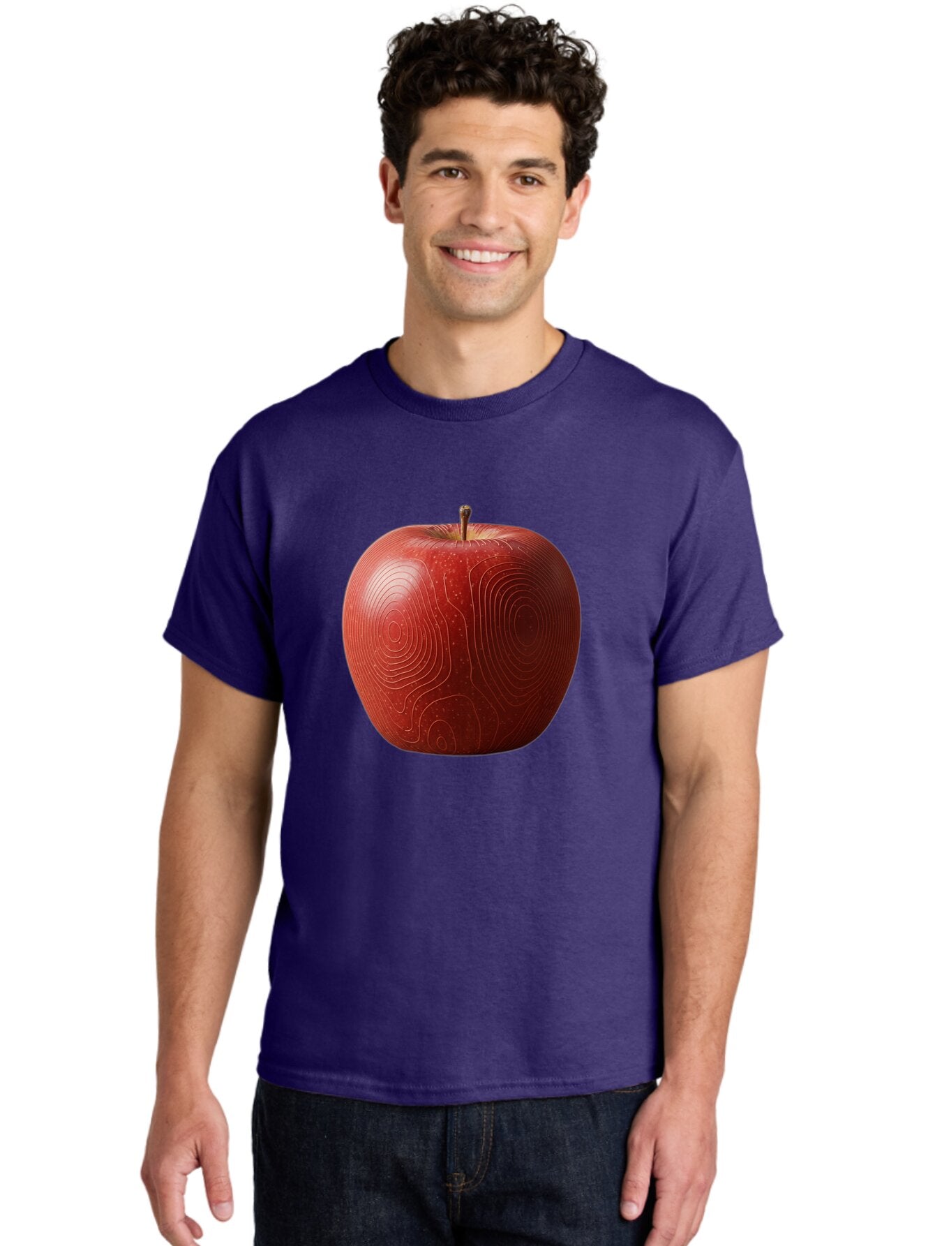 Red-Apple-6 Men'S Graphic Tee, 100% Cotton, Comfortable Casual Summer Wear, Machine Washable, Vintage Camera, Old Camera, Antique Camera, Black Camera, Classic Photography, Photography Equipment, Nostalgic Device, Film Camera, Camera Art Bao789 19