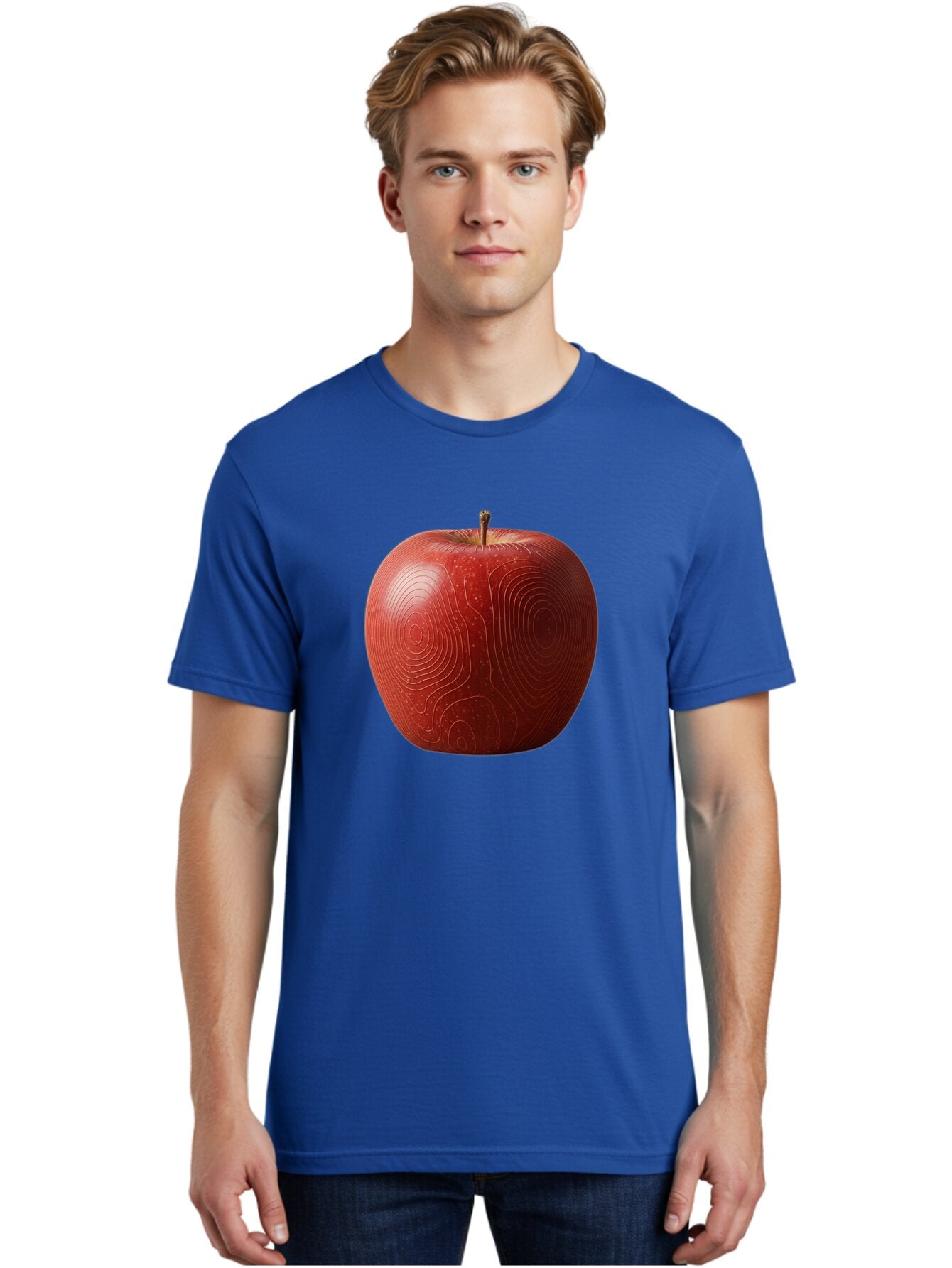 Red-Apple-6 Men'S Graphic Tee, 100% Cotton, Comfortable Casual Summer Wear, Machine Washable, Vintage Camera, Old Camera, Antique Camera, Black Camera, Classic Photography, Photography Equipment, Nostalgic Device, Film Camera, Camera Art Bao789 30