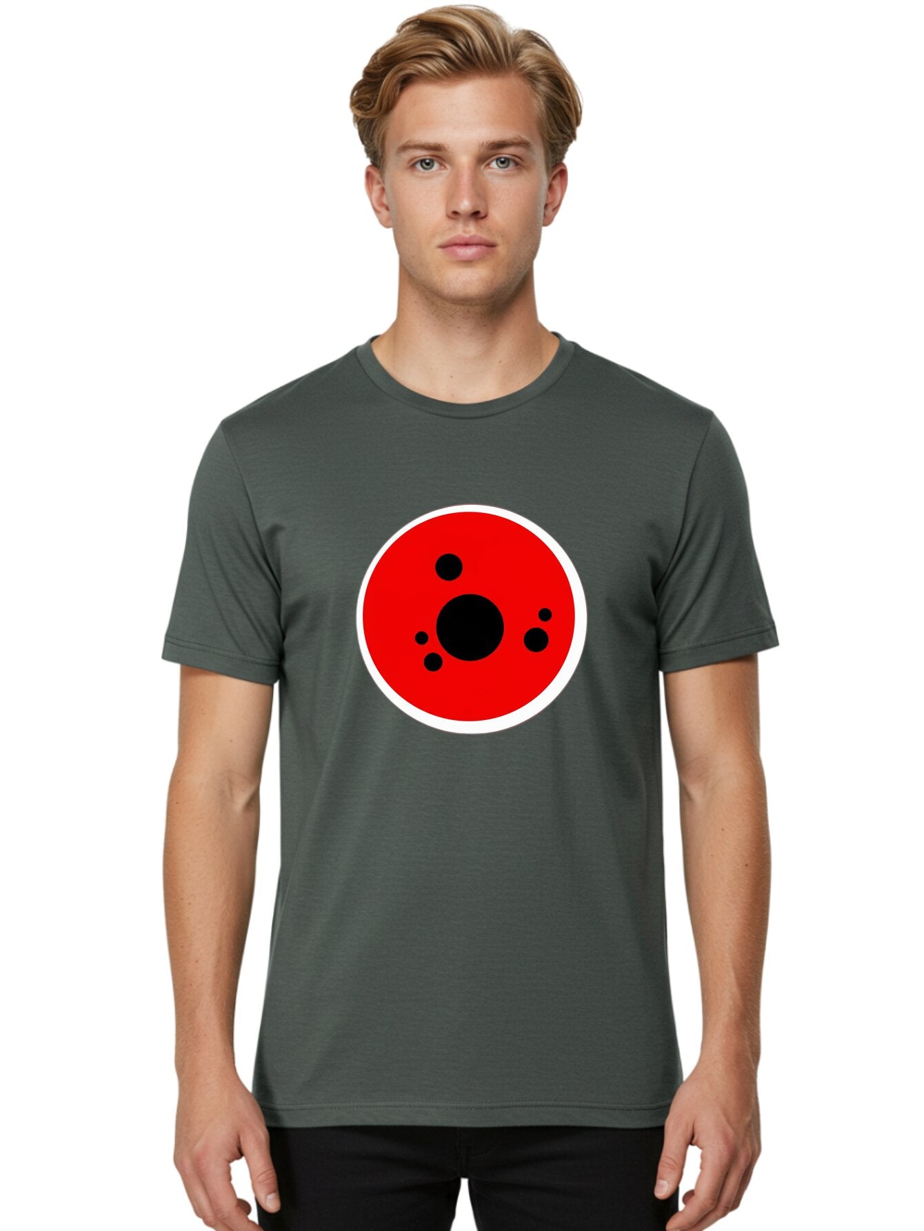 Red-Circle Men'S Graphic Tee, 100% Cotton, Comfortable Casual Summer Wear, Machine Washable, Vintage Camera, Old Camera, Antique Camera, Black Camera, Classic Photography, Photography Equipment, Nostalgic Device, Film Camera, Camera Art Bao794 25