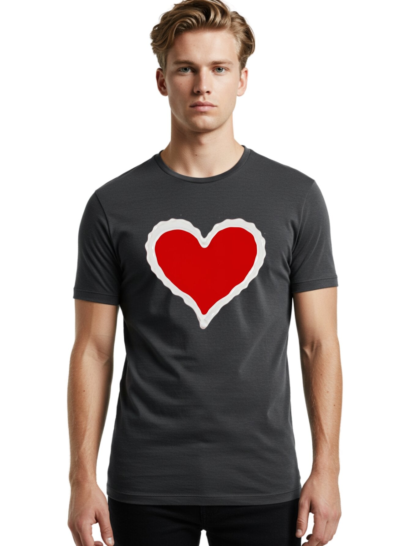 Red-Heart Men'S Graphic Tee, 100% Cotton, Comfortable Casual Summer Wear, Machine Washable, Vintage Camera, Old Camera, Antique Camera, Black Camera, Classic Photography, Photography Equipment, Nostalgic Device, Film Camera, Camera Art Bao796 21