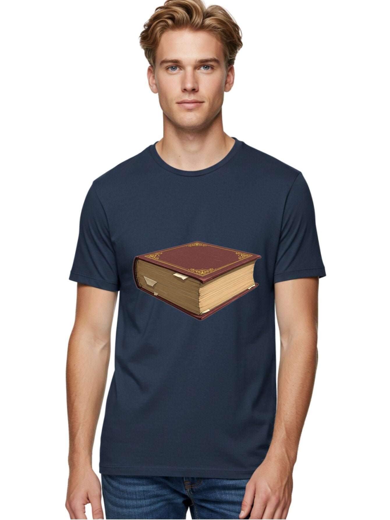 Red-Leather-Bound-Book Men'S Graphic Tee, 100% Cotton, Comfortable Casual Summer Wear, Machine Washable, Vintage Camera, Old Camera, Antique Camera, Black Camera, Classic Photography, Photography Equipment, Nostalgic Device, Film Camera, Bao797 17