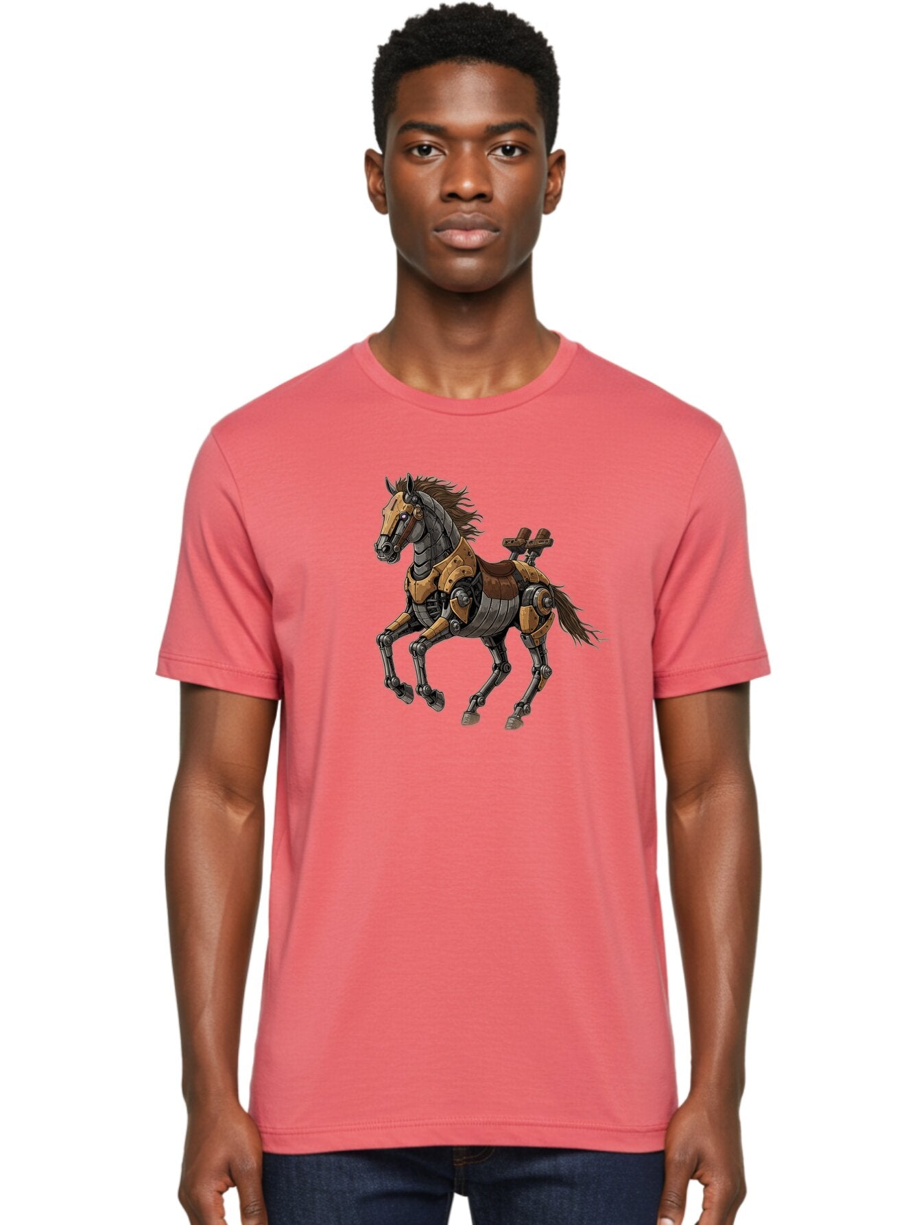 Robo-Horse Men'S Graphic Tee, 100% Cotton, Comfortable Casual Summer Wear, Machine Washable, Vintage Camera, Old Camera, Antique Camera, Black Camera, Classic Photography, Photography Equipment, Nostalgic Device, Film Camera, Camera Art Bao800 29