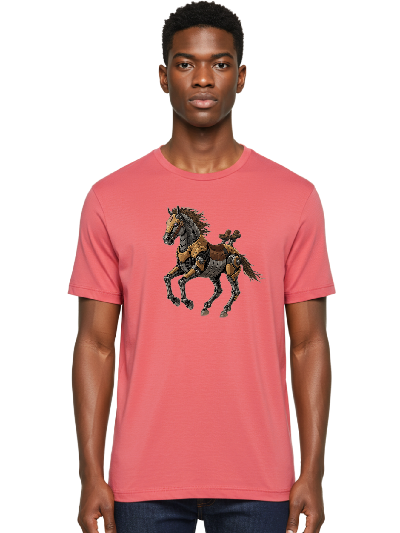 Robo-Horse Men'S Graphic Tee, 100% Cotton, Comfortable Casual Summer Wear, Machine Washable, Vintage Camera, Old Camera, Antique Camera, Black Camera, Classic Photography, Photography Equipment, Nostalgic Device, Film Camera, Camera Art Bao800 17