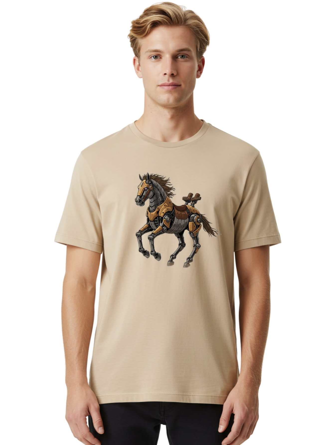 Robo-Horse Men'S Graphic Tee, 100% Cotton, Comfortable Casual Summer Wear, Machine Washable, Vintage Camera, Old Camera, Antique Camera, Black Camera, Classic Photography, Photography Equipment, Nostalgic Device, Film Camera, Camera Art Bao800 16