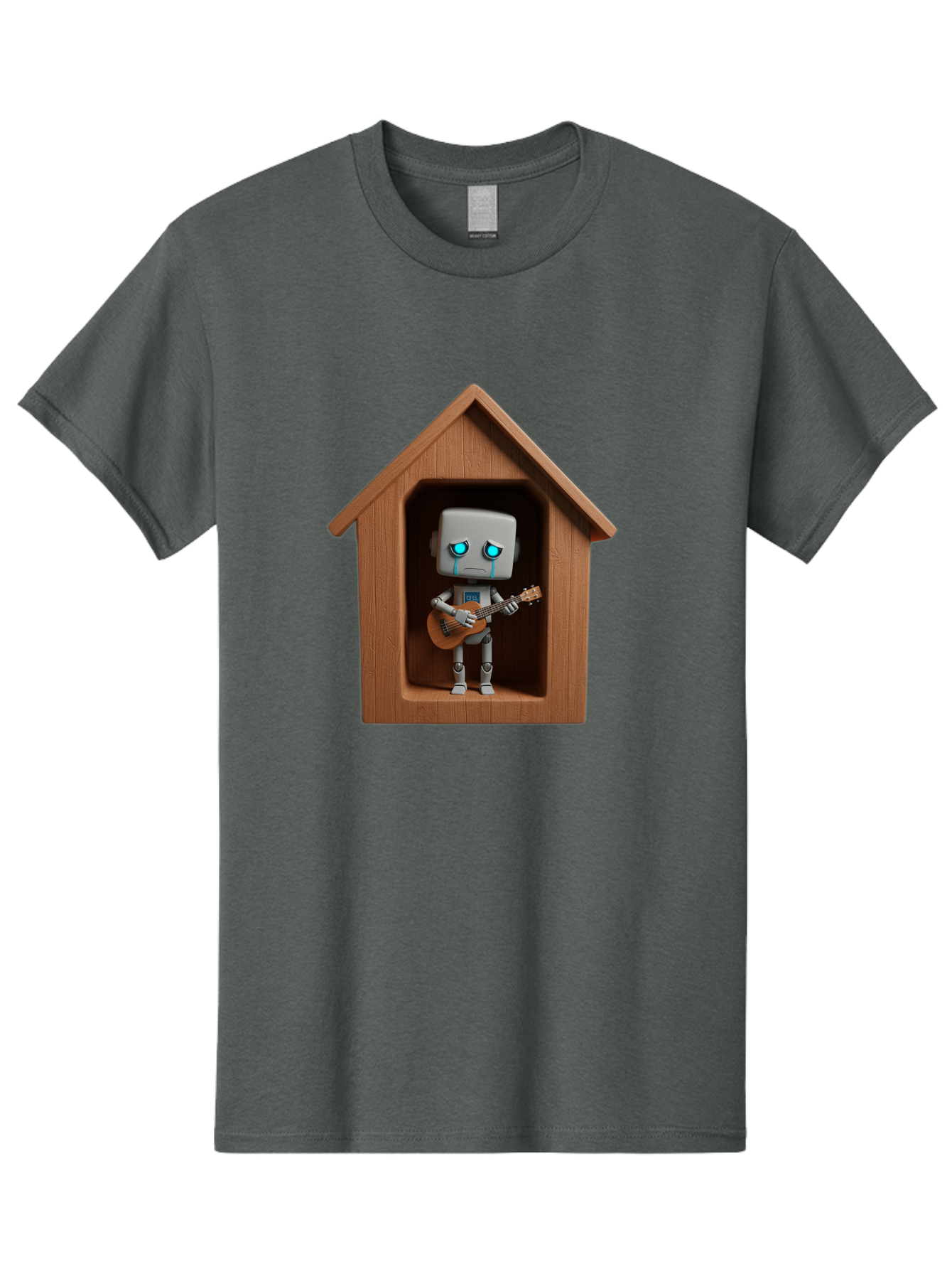 Robot-In-Dog-House Men'S Graphic Tee, 100% Cotton, Comfortable Casual Summer Wear, Machine Washable, Vintage Camera, Old Camera, Antique Camera, Black Camera, Classic Photography, Photography Equipment, Nostalgic Device, Film Camera, Bao805