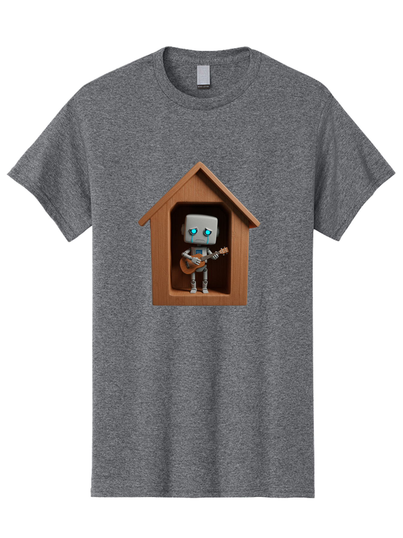 Robot-In-Dog-House Men'S Graphic Tee, 100% Cotton, Comfortable Casual Summer Wear, Machine Washable, Vintage Camera, Old Camera, Antique Camera, Black Camera, Classic Photography, Photography Equipment, Nostalgic Device, Film Camera, Bao805