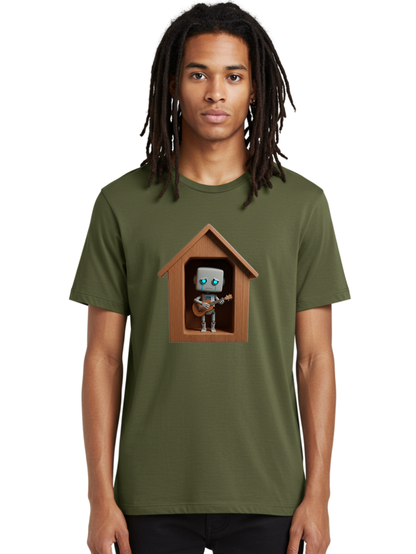 Robot-In-Dog-House Men'S Graphic Tee, 100% Cotton, Comfortable Casual Summer Wear, Machine Washable, Vintage Camera, Old Camera, Antique Camera, Black Camera, Classic Photography, Photography Equipment, Nostalgic Device, Film Camera, Bao805 29