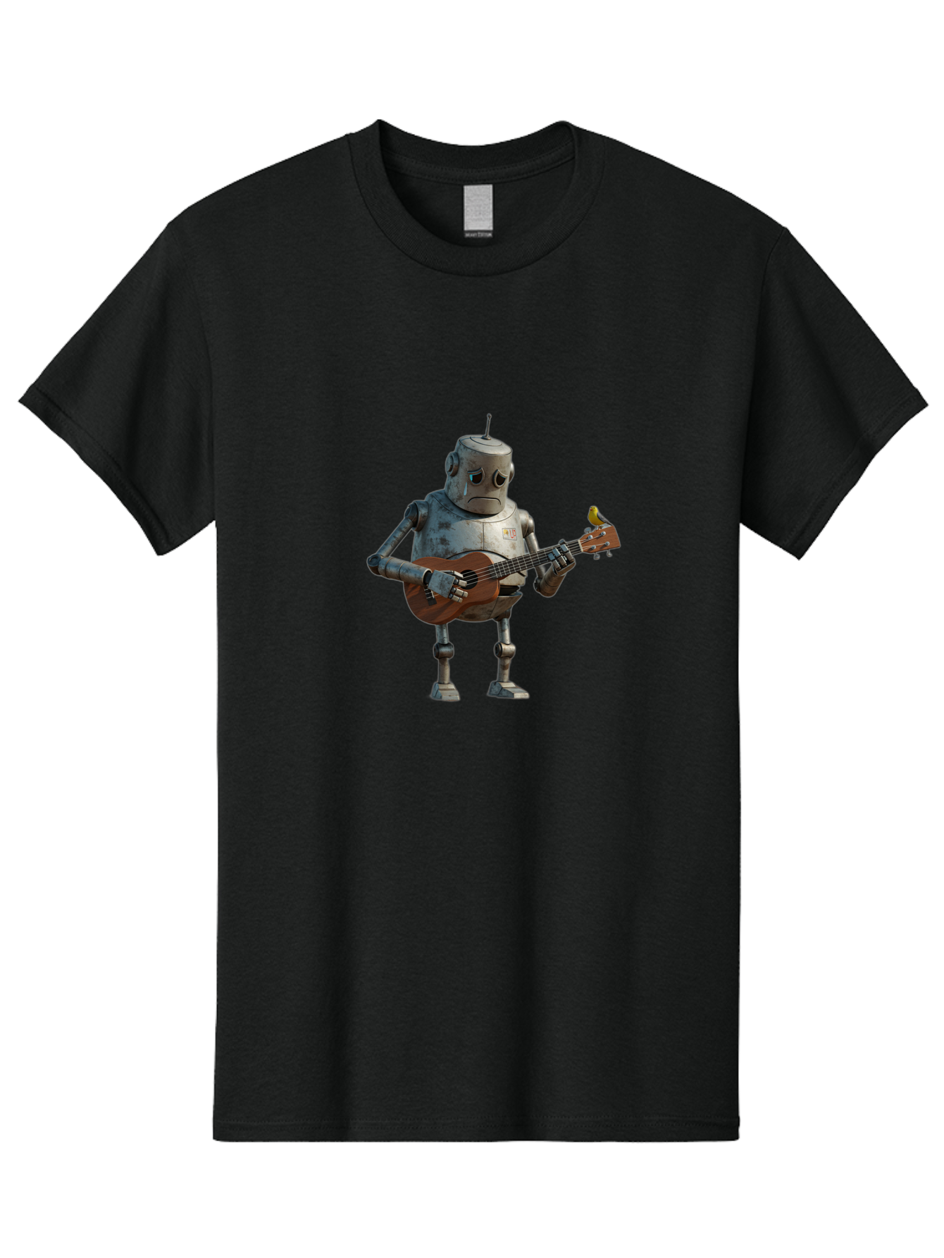 Robot-Playing-Guitar Men'S Graphic Tee, 100% Cotton, Comfortable Casual Summer Wear, Machine Washable, Vintage Camera, Old Camera, Antique Camera, Black Camera, Classic Photography, Photography Equipment, Nostalgic Device, Film Camera, Bao806 13