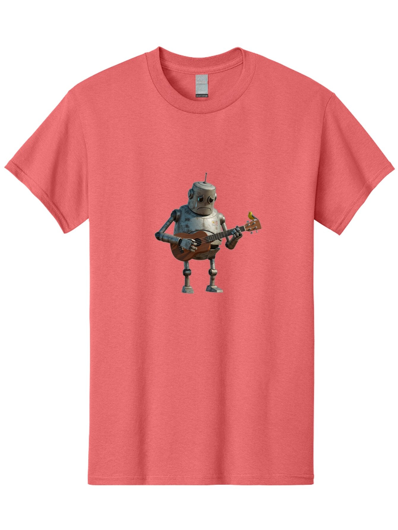 Robot-Playing-Guitar Men'S Graphic Tee, 100% Cotton, Comfortable Casual Summer Wear, Machine Washable, Vintage Camera, Old Camera, Antique Camera, Black Camera, Classic Photography, Photography Equipment, Nostalgic Device, Film Camera, Bao806 6