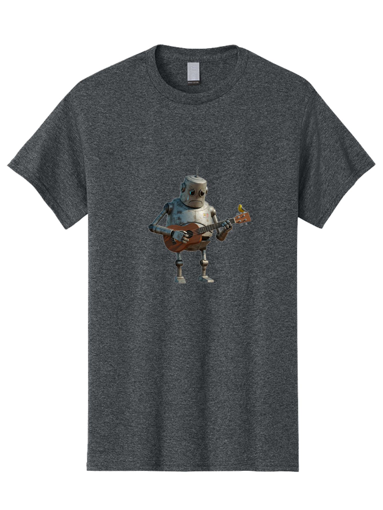 Robot-Playing-Guitar Men'S Graphic Tee, 100% Cotton, Comfortable Casual Summer Wear, Machine Washable, Vintage Camera, Old Camera, Antique Camera, Black Camera, Classic Photography, Photography Equipment, Nostalgic Device, Film Camera, Bao806 4