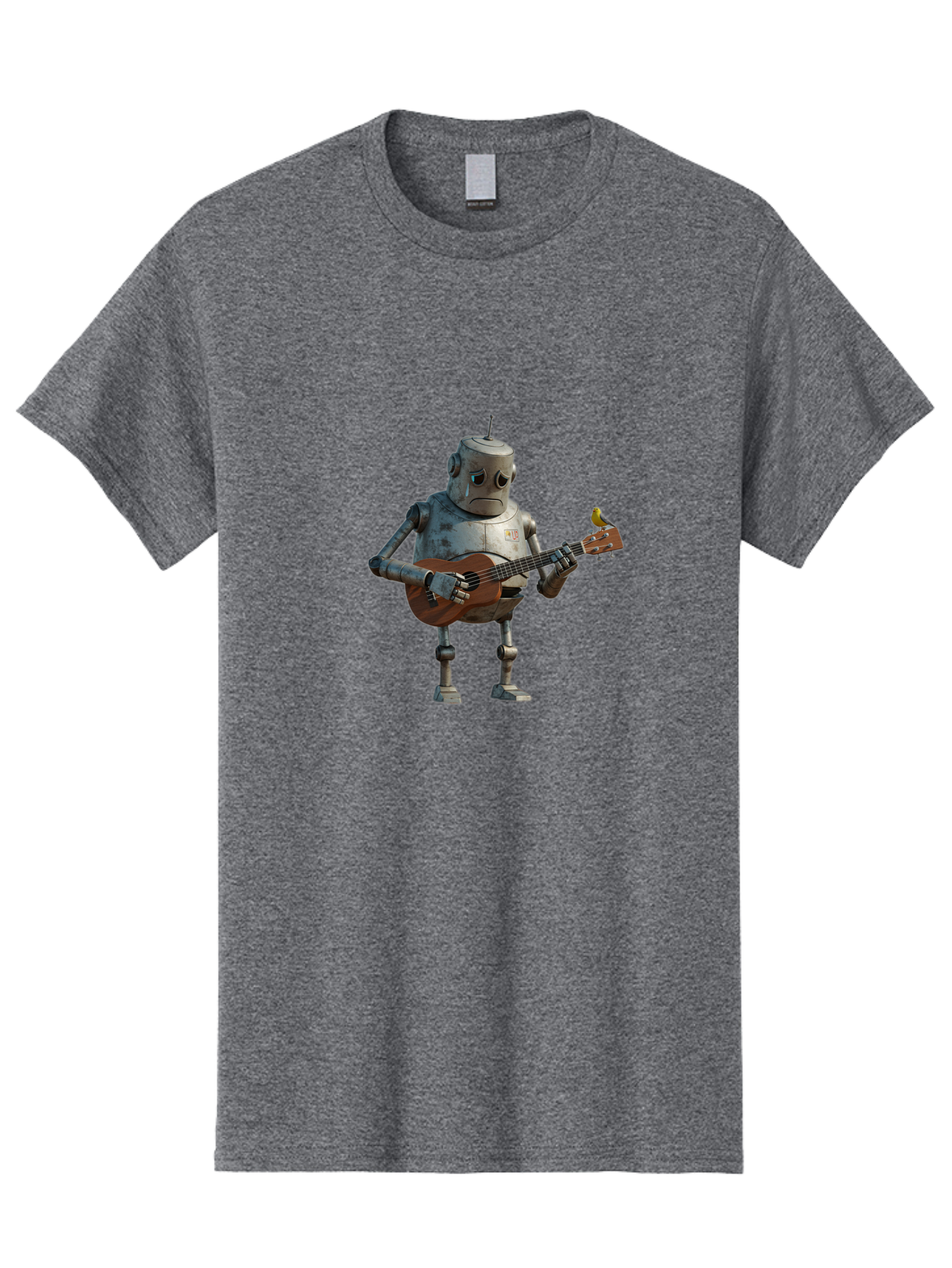Robot-Playing-Guitar Men'S Graphic Tee, 100% Cotton, Comfortable Casual Summer Wear, Machine Washable, Vintage Camera, Old Camera, Antique Camera, Black Camera, Classic Photography, Photography Equipment, Nostalgic Device, Film Camera, Bao806