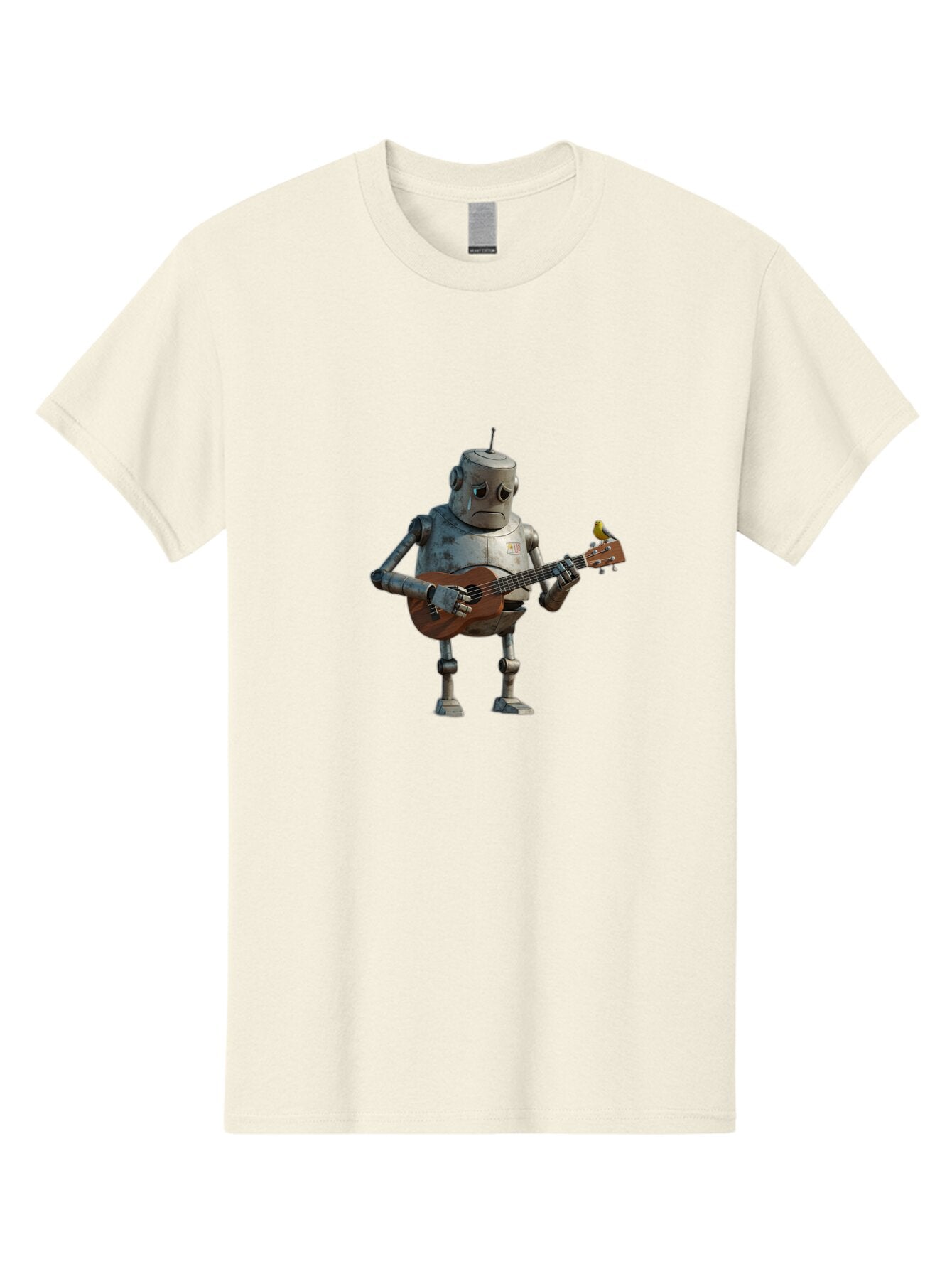 Robot-Playing-Guitar Men'S Graphic Tee, 100% Cotton, Comfortable Casual Summer Wear, Machine Washable, Vintage Camera, Old Camera, Antique Camera, Black Camera, Classic Photography, Photography Equipment, Nostalgic Device, Film Camera, Bao806 4