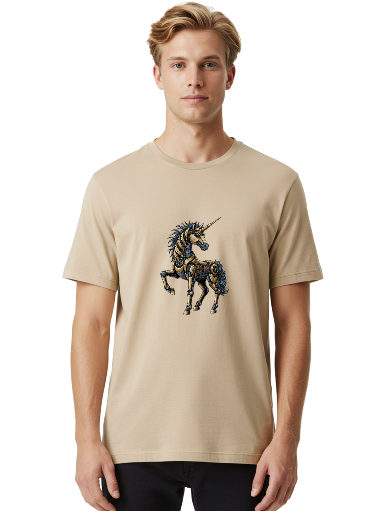 Robotic-Unicorn Men'S Graphic Tee, 100% Cotton, Comfortable Casual Summer Wear, Machine Washable, Vintage Camera, Old Camera, Antique Camera, Black Camera, Classic Photography, Photography Equipment, Nostalgic Device, Film Camera, Camera Art Bao807 27