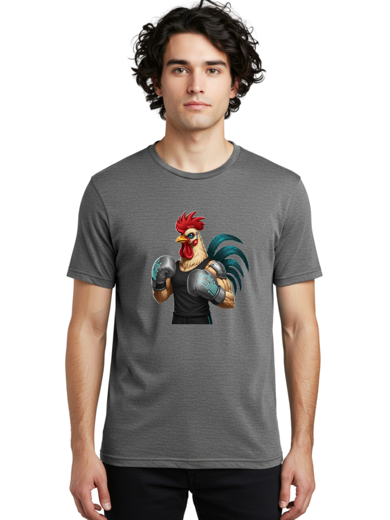 Rooster-Boxer-1 Men'S Graphic Tee, 100% Cotton, Comfortable Casual Summer Wear, Machine Washable, Vintage Camera, Old Camera, Antique Camera, Black Camera, Classic Photography, Photography Equipment, Nostalgic Device, Film Camera, Camera Art Bao811 20