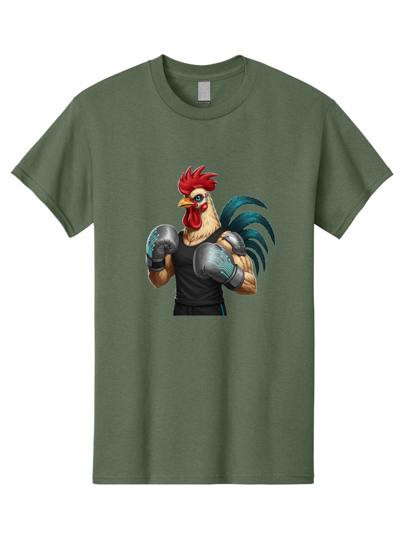 Rooster-Boxer-1 Men'S Graphic Tee, 100% Cotton, Comfortable Casual Summer Wear, Machine Washable, Vintage Camera, Old Camera, Antique Camera, Black Camera, Classic Photography, Photography Equipment, Nostalgic Device, Film Camera, Camera Art Bao811