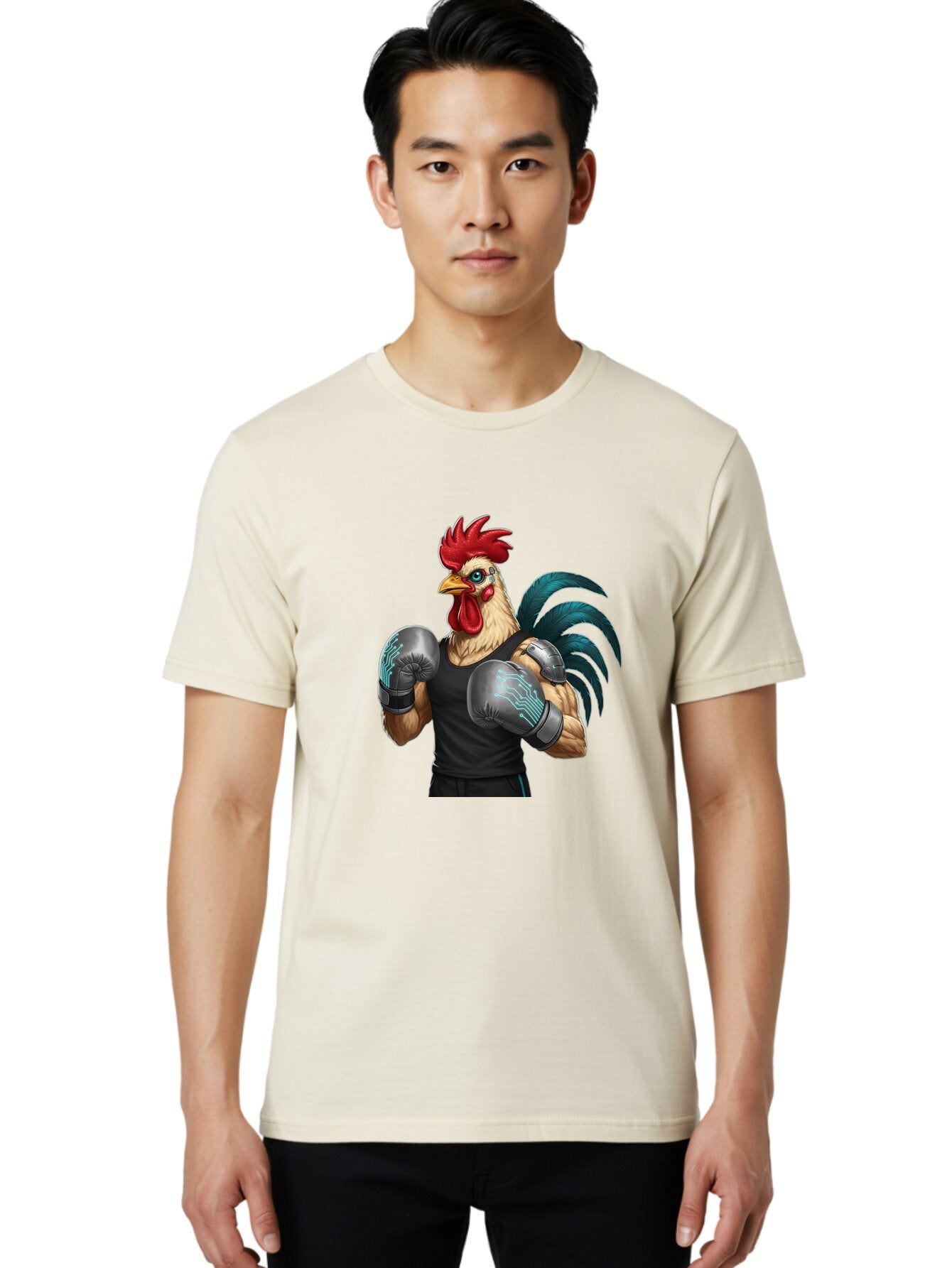 Rooster-Boxer-1 Men'S Graphic Tee, 100% Cotton, Comfortable Casual Summer Wear, Machine Washable, Vintage Camera, Old Camera, Antique Camera, Black Camera, Classic Photography, Photography Equipment, Nostalgic Device, Film Camera, Camera Art Bao811 18