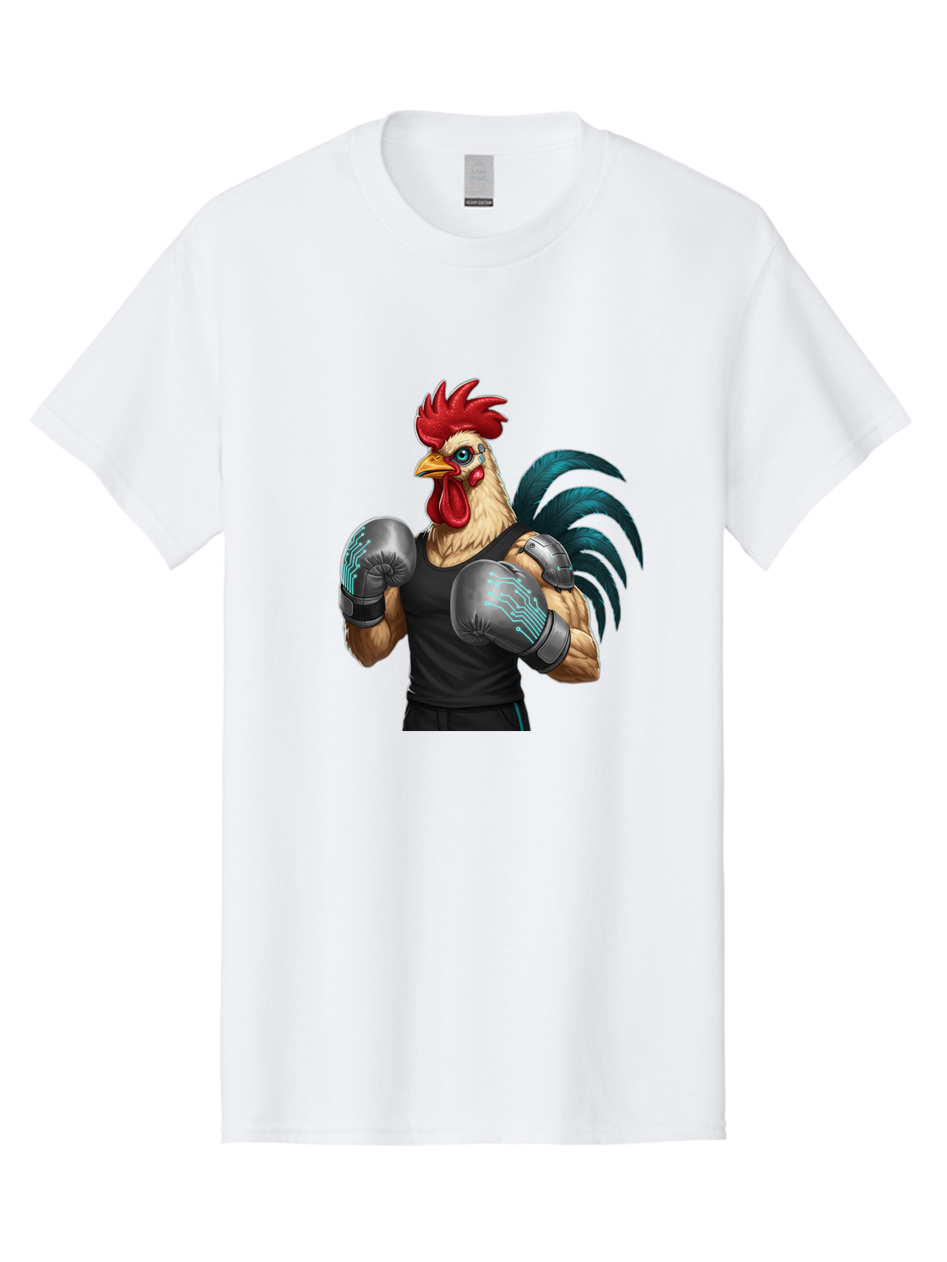 Rooster-Boxer-1 Men'S Graphic Tee, 100% Cotton, Comfortable Casual Summer Wear, Machine Washable, Vintage Camera, Old Camera, Antique Camera, Black Camera, Classic Photography, Photography Equipment, Nostalgic Device, Film Camera, Camera Art Bao811