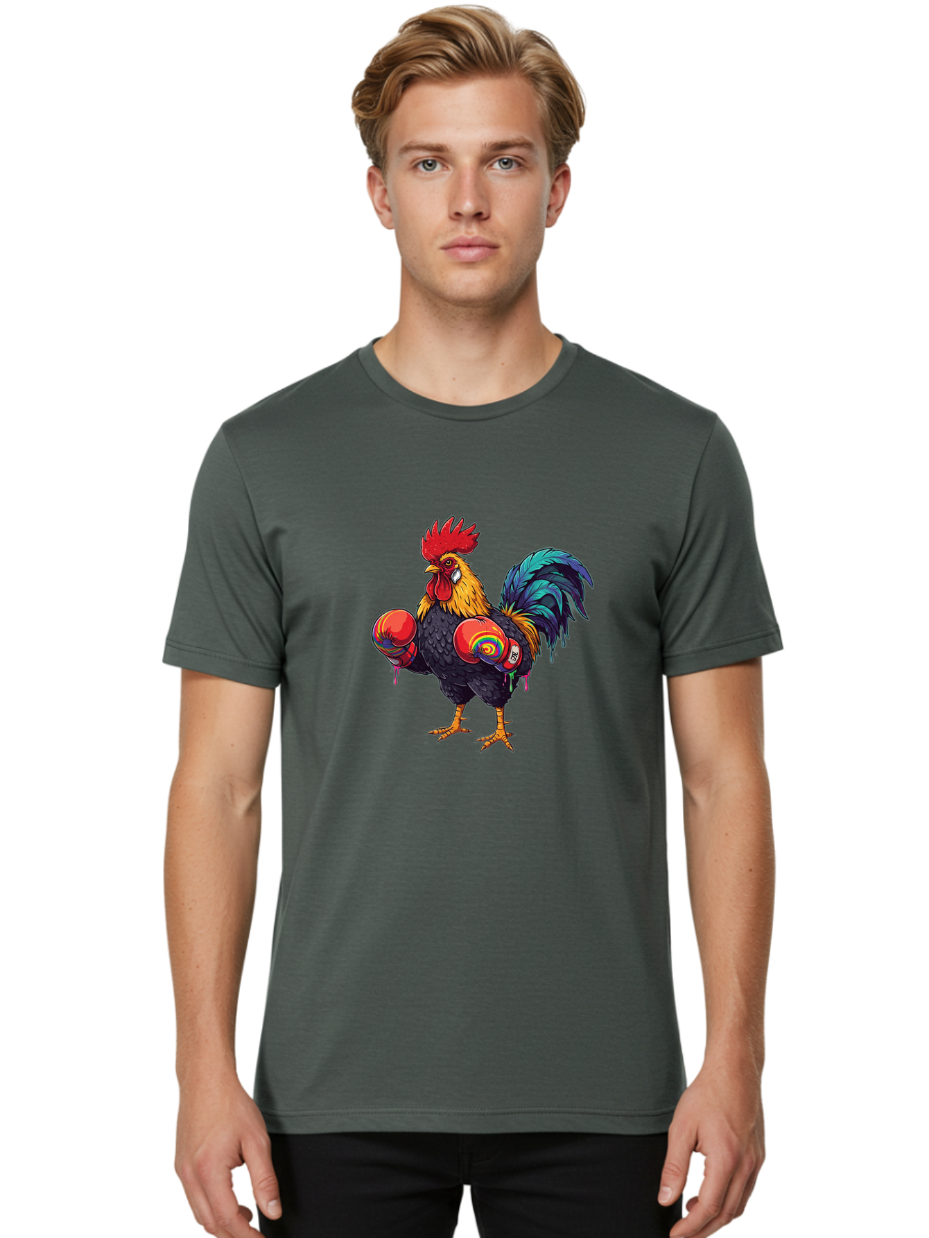 Rooster-Boxer Men'S Graphic Tee, 100% Cotton, Comfortable Casual Summer Wear, Machine Washable, Vintage Camera, Old Camera, Antique Camera, Black Camera, Classic Photography, Photography Equipment, Nostalgic Device, Film Camera, Camera Art Bao812 28