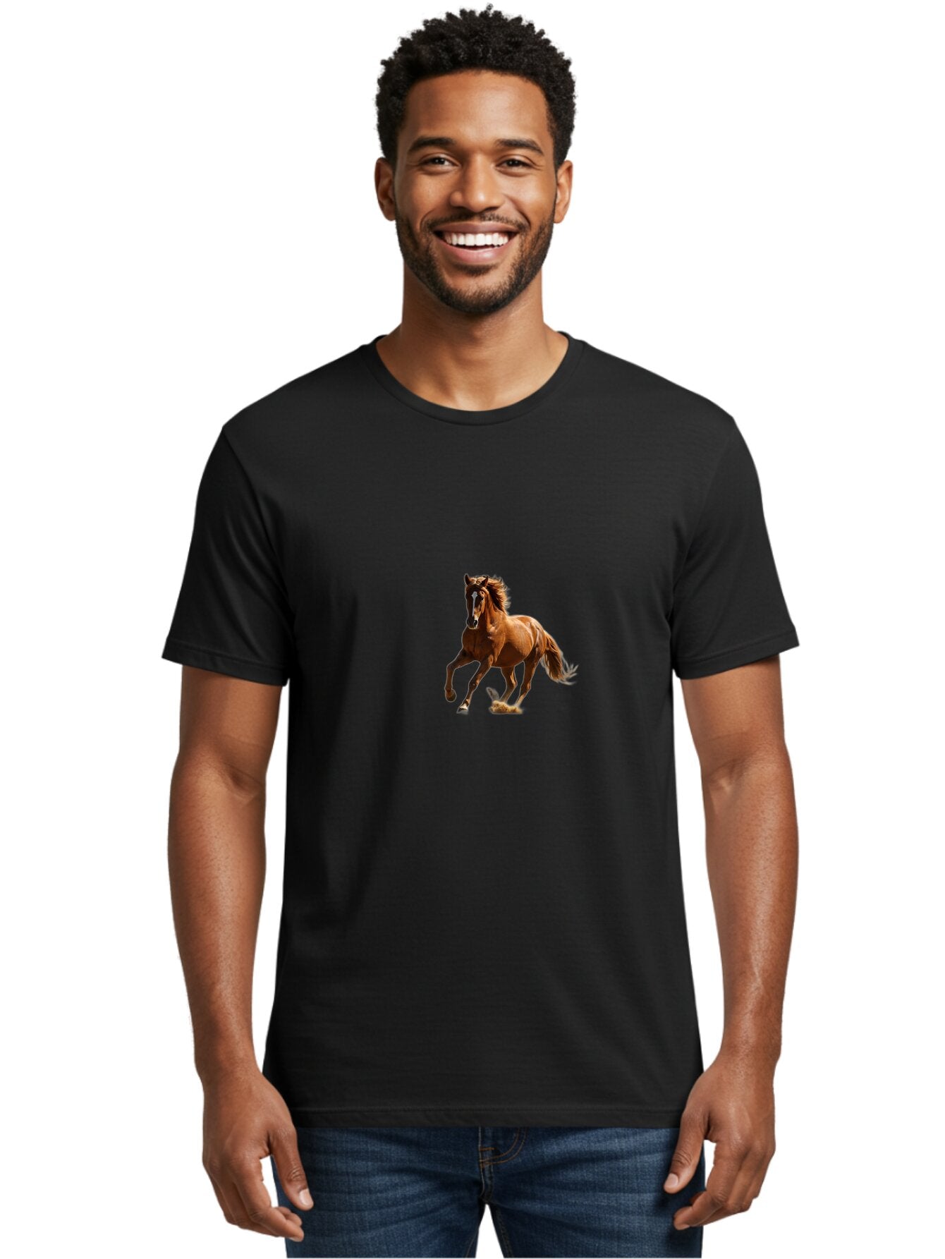 Running-Brown-Horse Men'S Graphic Tee, 100% Cotton, Comfortable Casual Summer Wear, Machine Washable, Vintage Camera, Old Camera, Antique Camera, Black Camera, Classic Photography, Photography Equipment, Nostalgic Device, Film Camera, Bao815 27
