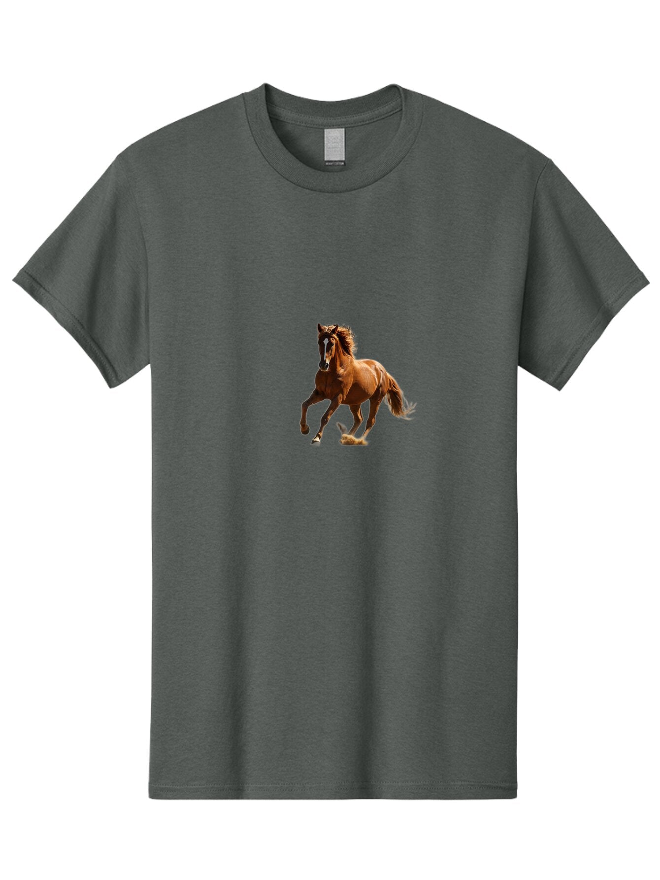 Running-Brown-Horse Men'S Graphic Tee, 100% Cotton, Comfortable Casual Summer Wear, Machine Washable, Vintage Camera, Old Camera, Antique Camera, Black Camera, Classic Photography, Photography Equipment, Nostalgic Device, Film Camera, Bao815 15