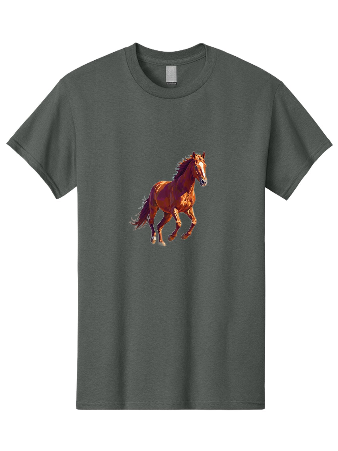 Running-Horse-1 Men'S Graphic Tee, 100% Cotton, Comfortable Casual Summer Wear, Machine Washable, Vintage Camera, Old Camera, Antique Camera, Black Camera, Classic Photography, Photography Equipment, Nostalgic Device, Film Camera, Camera Art Bao816 14