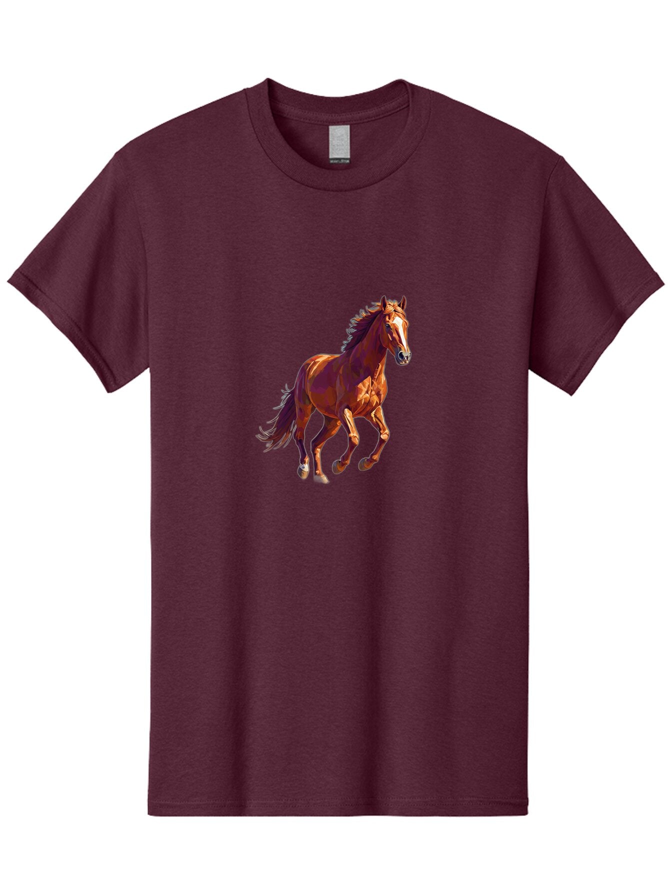 Running-Horse-1 Men'S Graphic Tee, 100% Cotton, Comfortable Casual Summer Wear, Machine Washable, Vintage Camera, Old Camera, Antique Camera, Black Camera, Classic Photography, Photography Equipment, Nostalgic Device, Film Camera, Camera Art Bao816 12