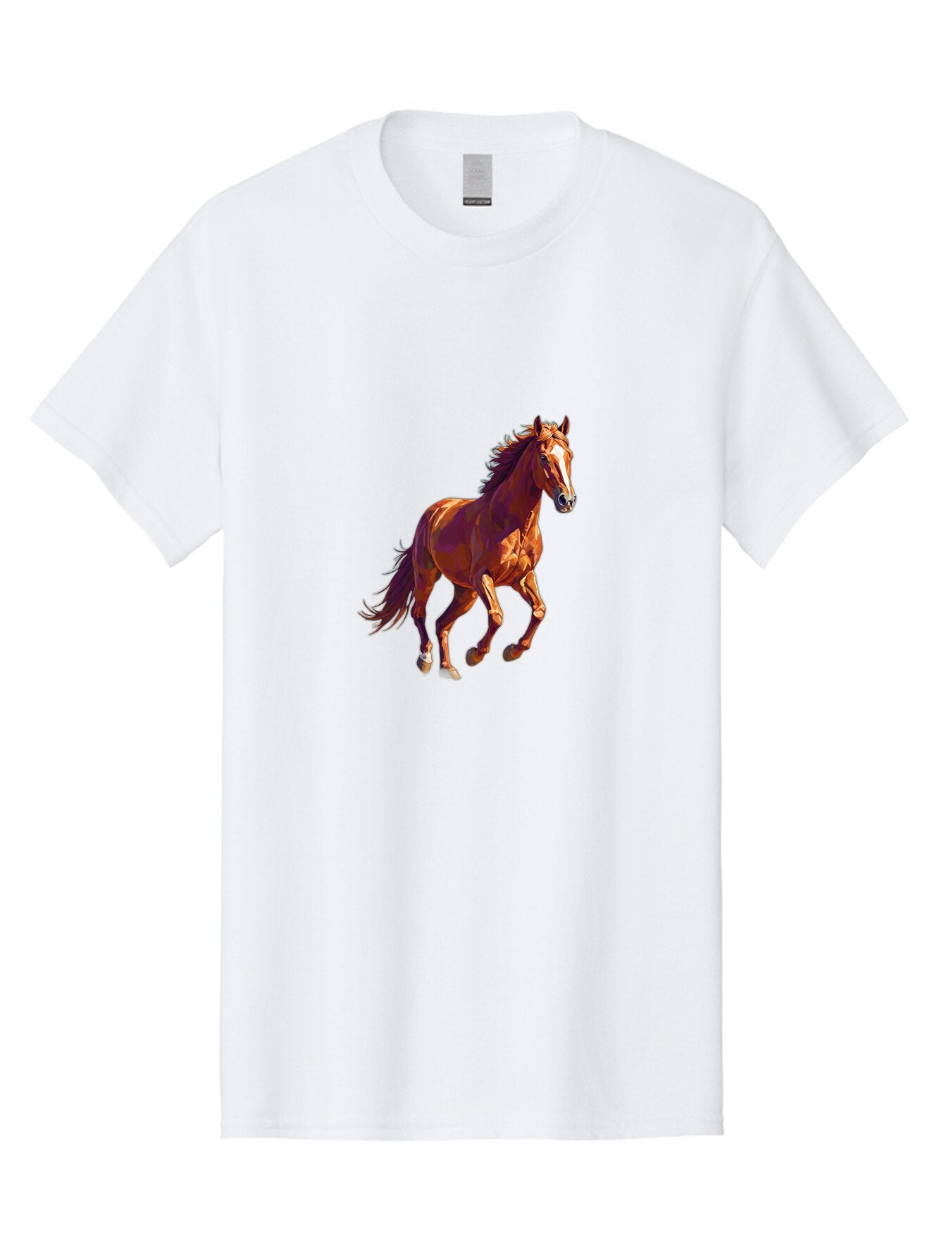 Running-Horse-1 Men'S Graphic Tee, 100% Cotton, Comfortable Casual Summer Wear, Machine Washable, Vintage Camera, Old Camera, Antique Camera, Black Camera, Classic Photography, Photography Equipment, Nostalgic Device, Film Camera, Camera Art Bao816 5
