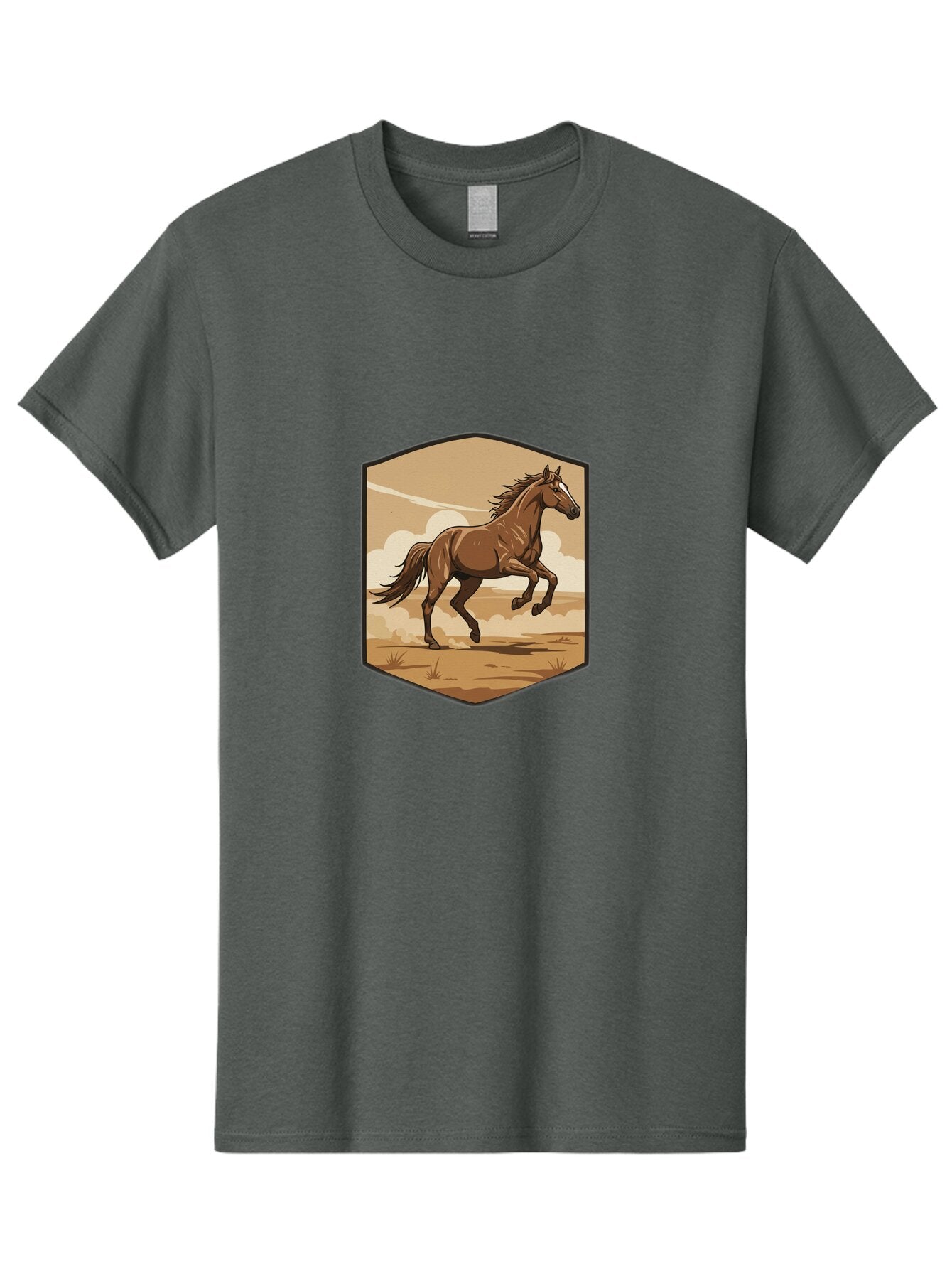 Running-Horse-3 Men'S Graphic Tee, 100% Cotton, Comfortable Casual Summer Wear, Machine Washable, Vintage Camera, Old Camera, Antique Camera, Black Camera, Classic Photography, Photography Equipment, Nostalgic Device, Film Camera, Camera Art Bao818 7