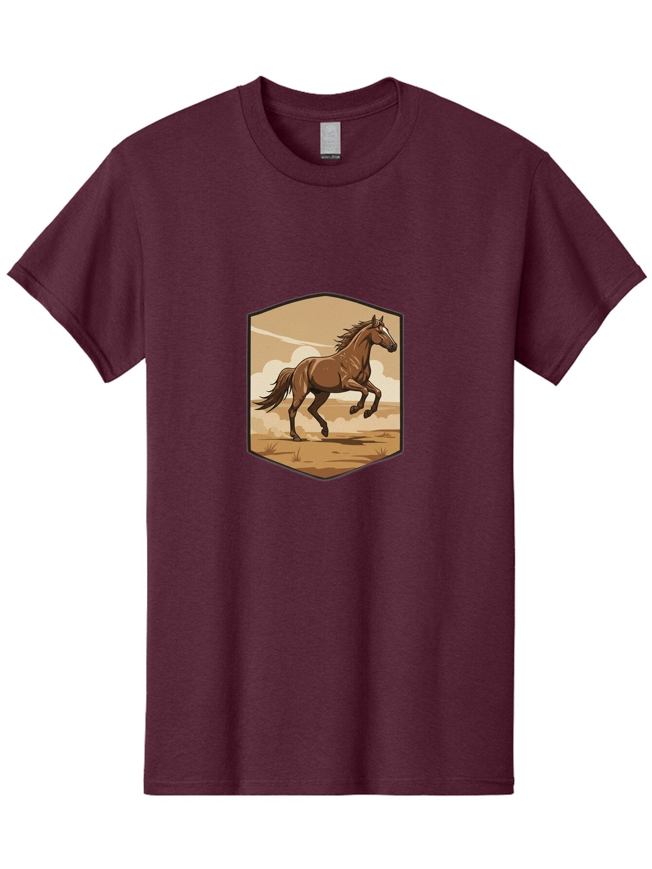 Running-Horse-3 Men'S Graphic Tee, 100% Cotton, Comfortable Casual Summer Wear, Machine Washable, Vintage Camera, Old Camera, Antique Camera, Black Camera, Classic Photography, Photography Equipment, Nostalgic Device, Film Camera, Camera Art Bao818 10