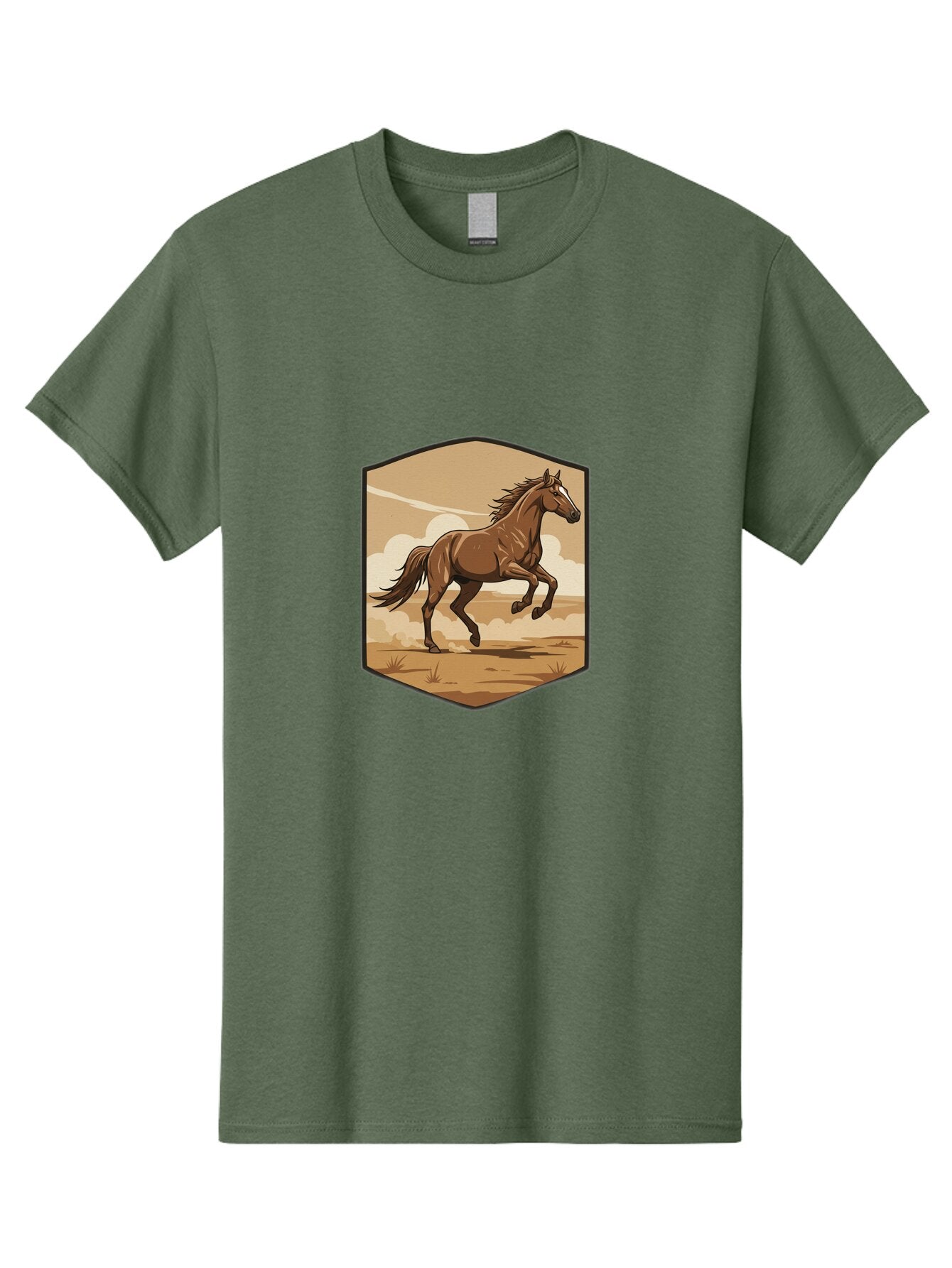 Running-Horse-3 Men'S Graphic Tee, 100% Cotton, Comfortable Casual Summer Wear, Machine Washable, Vintage Camera, Old Camera, Antique Camera, Black Camera, Classic Photography, Photography Equipment, Nostalgic Device, Film Camera, Camera Art Bao818