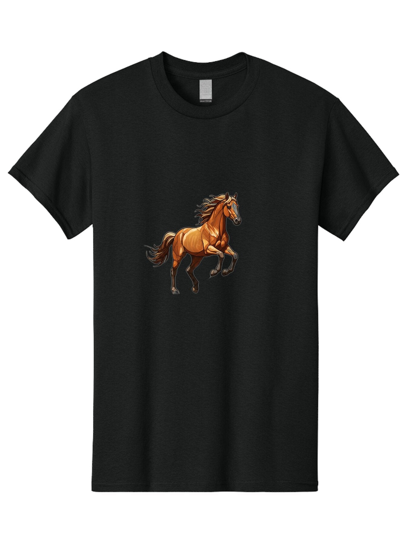Running-Horse-4 Men'S Graphic Tee, 100% Cotton, Comfortable Casual Summer Wear, Machine Washable, Vintage Camera, Old Camera, Antique Camera, Black Camera, Classic Photography, Photography Equipment, Nostalgic Device, Film Camera, Camera Art Bao819 10