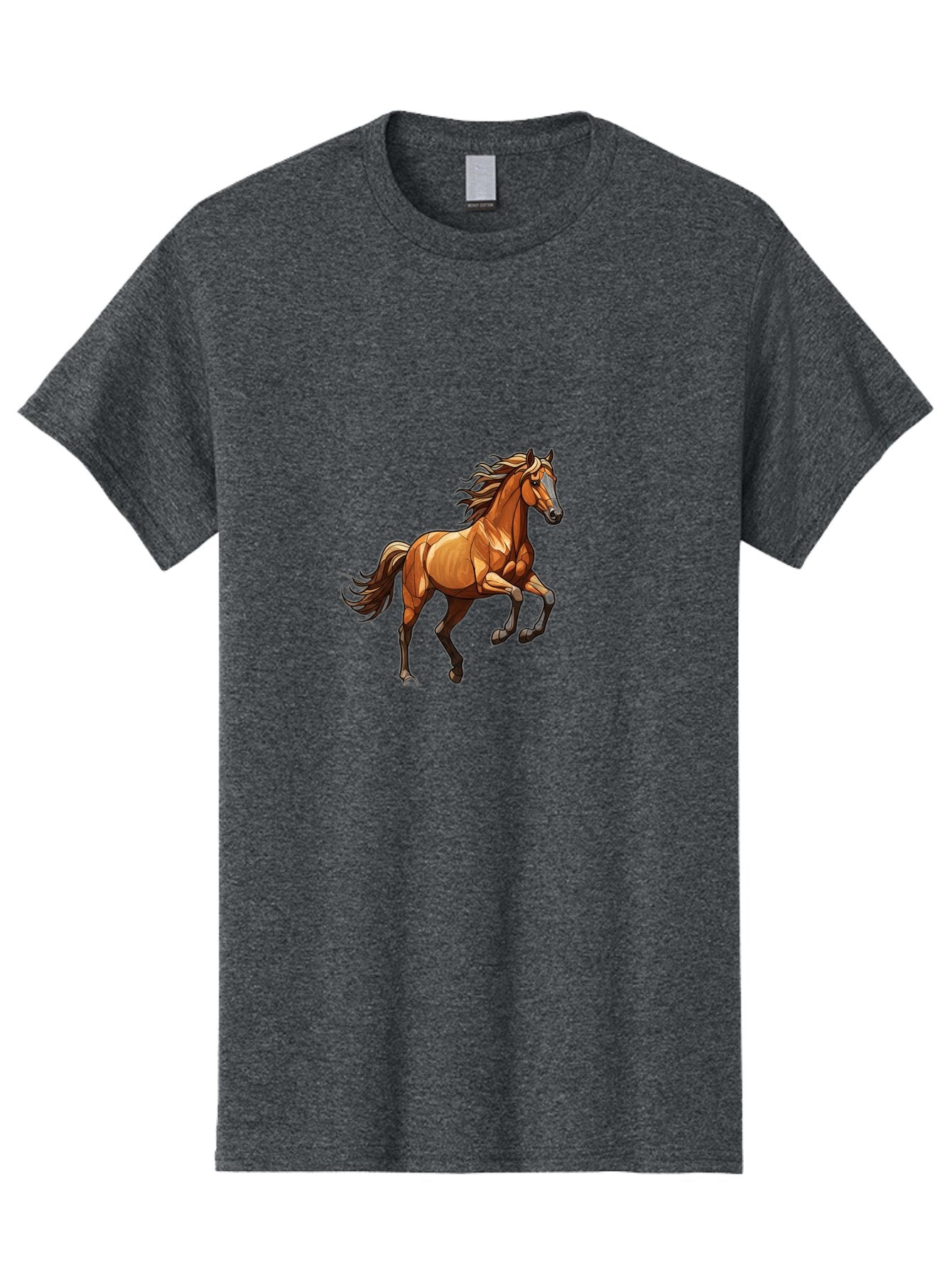 Running-Horse-4 Men'S Graphic Tee, 100% Cotton, Comfortable Casual Summer Wear, Machine Washable, Vintage Camera, Old Camera, Antique Camera, Black Camera, Classic Photography, Photography Equipment, Nostalgic Device, Film Camera, Camera Art Bao819 4