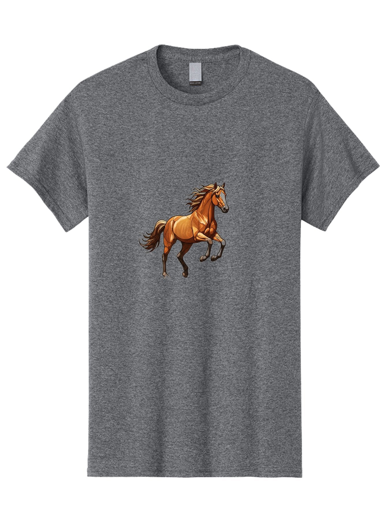 Running-Horse-4 Men'S Graphic Tee, 100% Cotton, Comfortable Casual Summer Wear, Machine Washable, Vintage Camera, Old Camera, Antique Camera, Black Camera, Classic Photography, Photography Equipment, Nostalgic Device, Film Camera, Camera Art Bao819 6