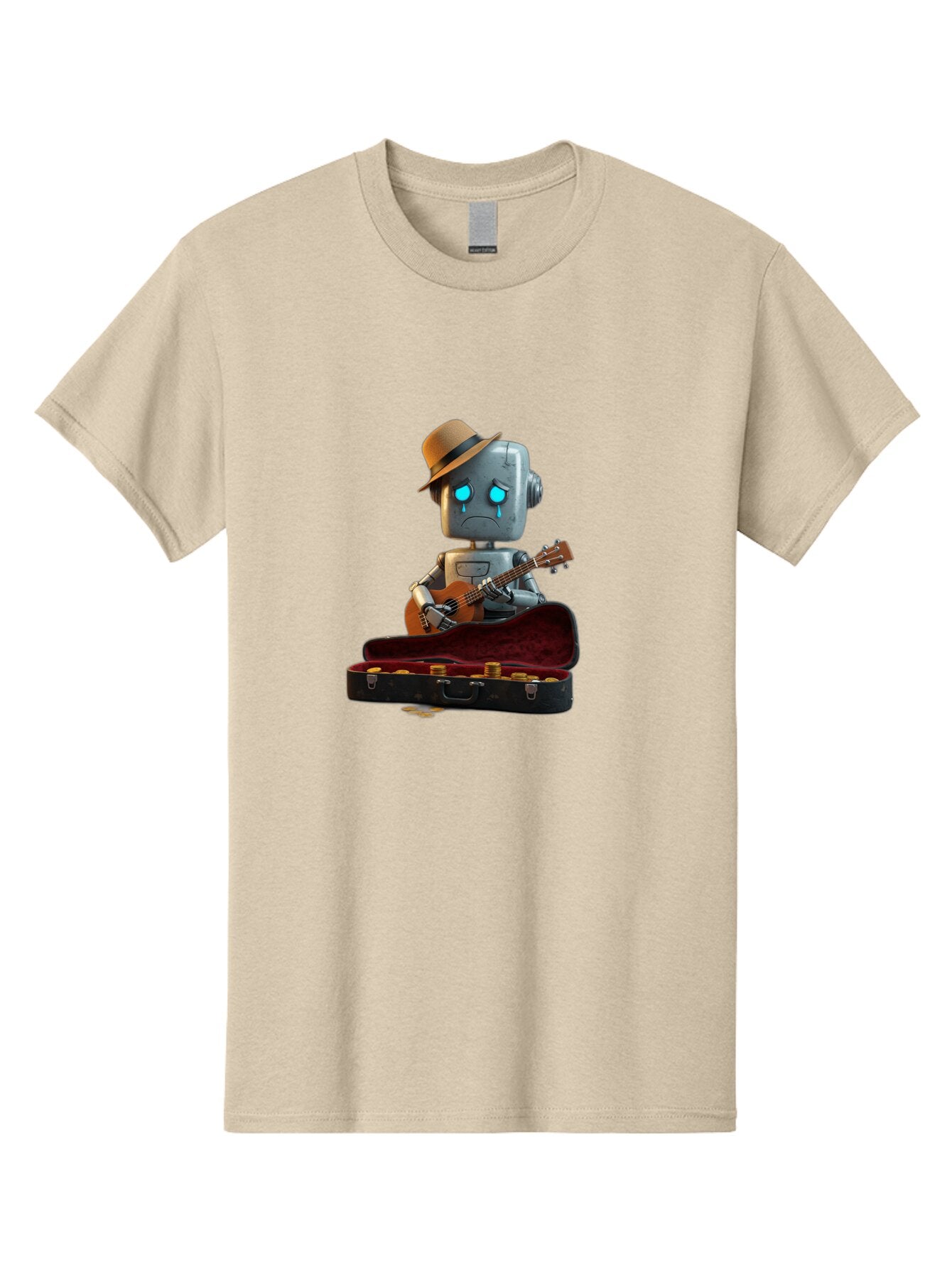 Sad-Robot-Musician Men'S Graphic Tee, 100% Cotton, Comfortable Casual Summer Wear, Machine Washable, Vintage Camera, Old Camera, Antique Camera, Black Camera, Classic Photography, Photography Equipment, Nostalgic Device, Film Camera, Bao837 11