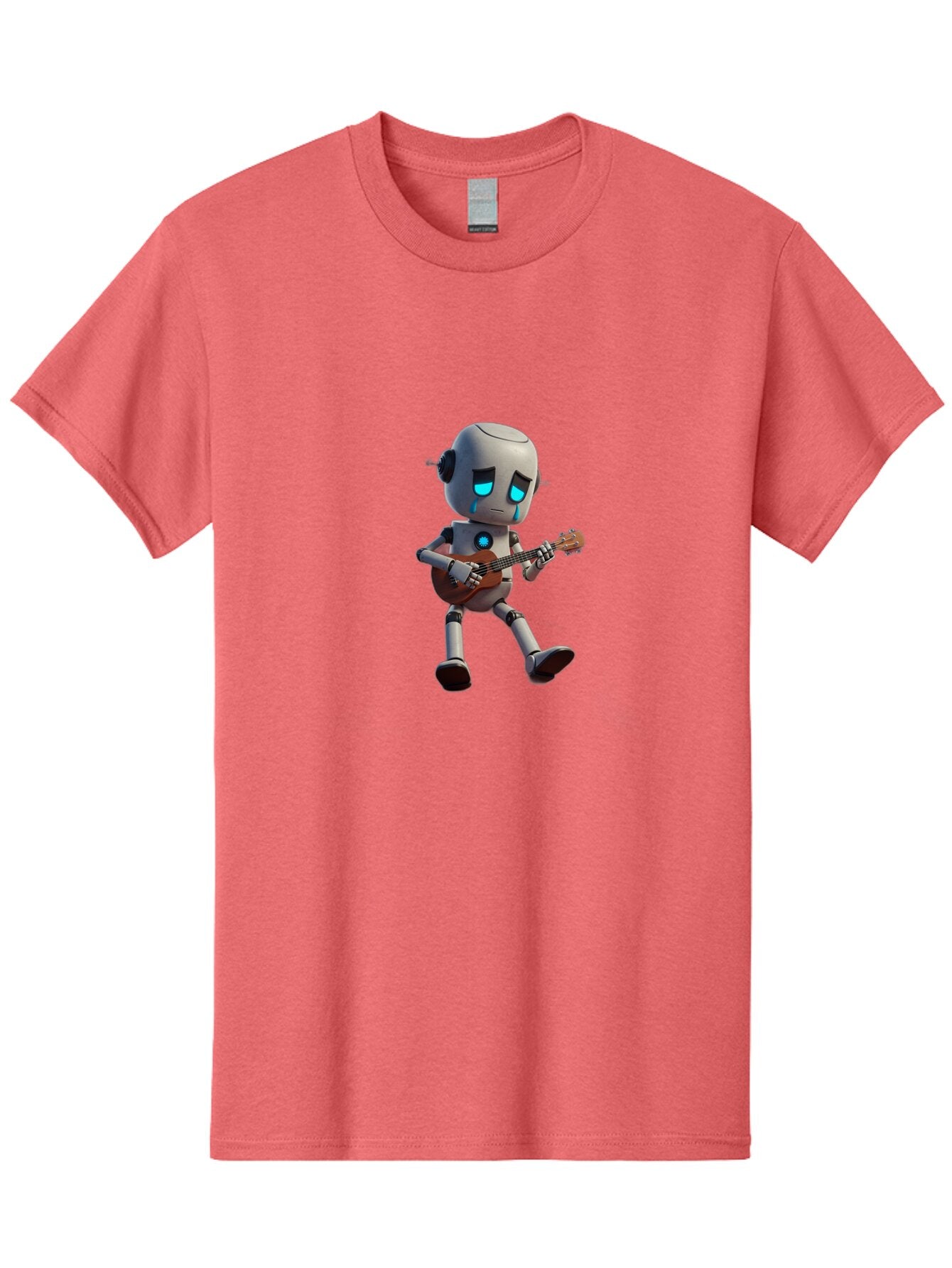 Sad-Robot-With-Guitar Men'S Graphic Tee, 100% Cotton, Comfortable Casual Summer Wear, Machine Washable, Vintage Camera, Old Camera, Antique Camera, Black Camera, Classic Photography, Photography Equipment, Nostalgic Device, Film Camera, Bao841 11