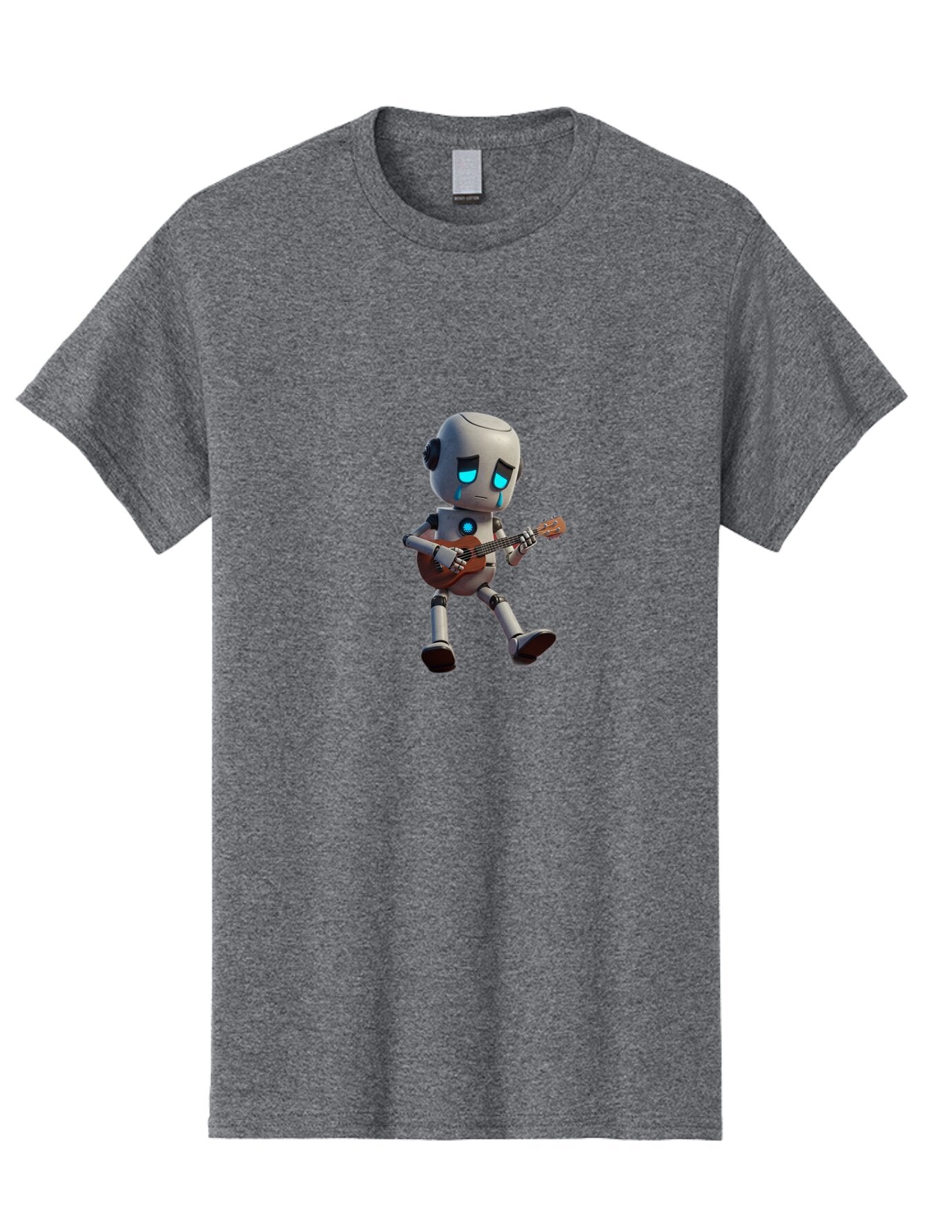 Sad-Robot-With-Guitar Men'S Graphic Tee, 100% Cotton, Comfortable Casual Summer Wear, Machine Washable, Vintage Camera, Old Camera, Antique Camera, Black Camera, Classic Photography, Photography Equipment, Nostalgic Device, Film Camera, Bao841 10