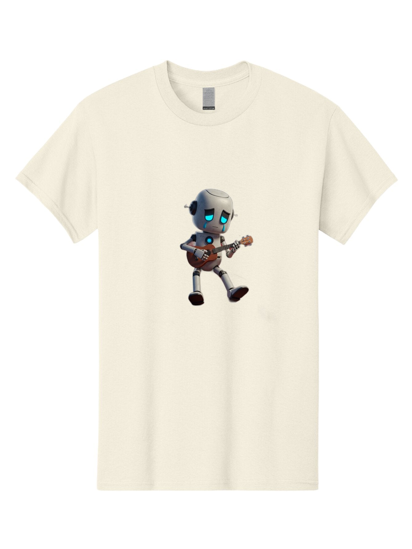 Sad-Robot-With-Guitar Men'S Graphic Tee, 100% Cotton, Comfortable Casual Summer Wear, Machine Washable, Vintage Camera, Old Camera, Antique Camera, Black Camera, Classic Photography, Photography Equipment, Nostalgic Device, Film Camera, Bao841 3