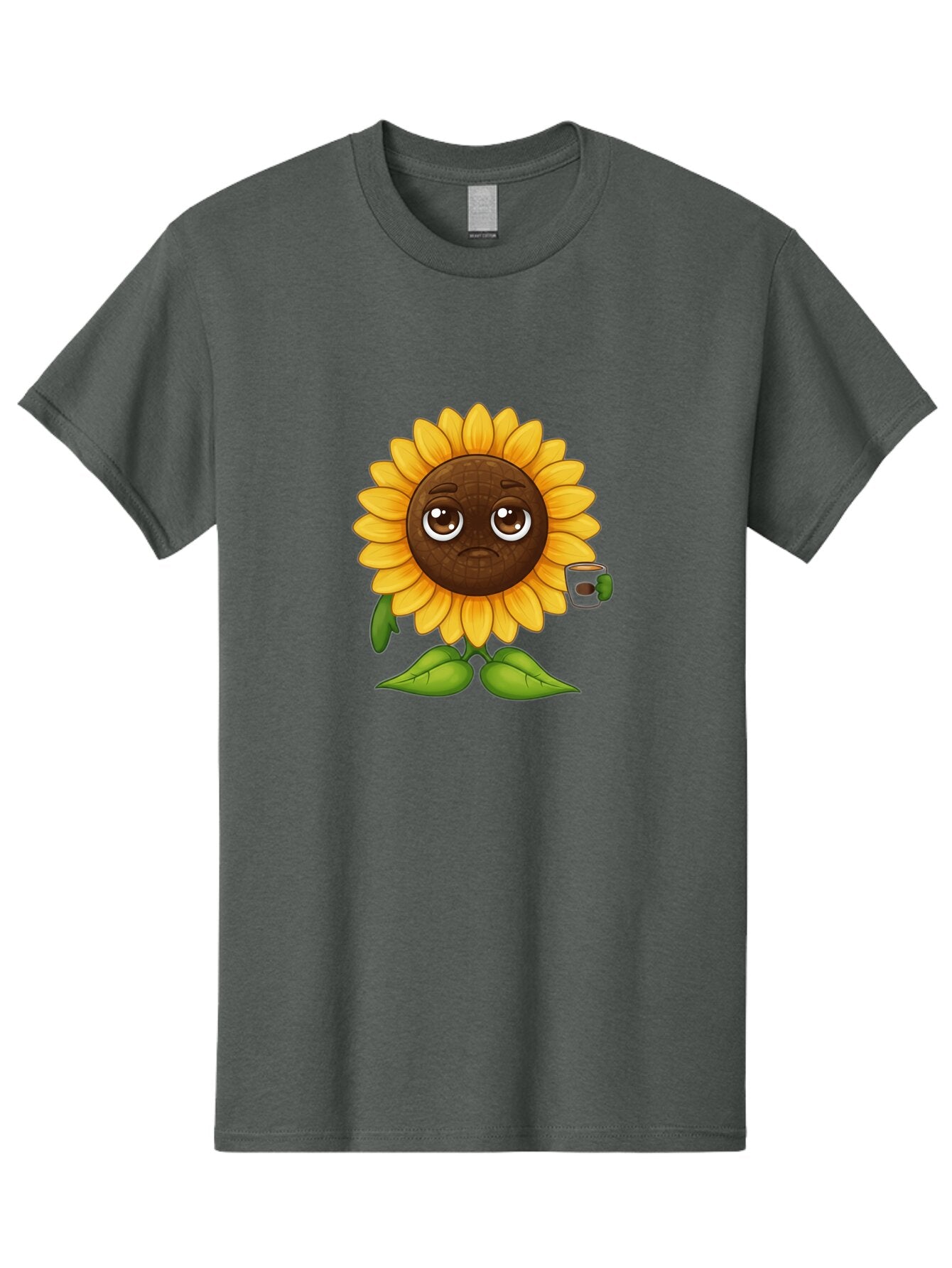 Sad-Sunflower-1 Men'S Graphic Tee, 100% Cotton, Comfortable Casual Summer Wear, Machine Washable, Vintage Camera, Old Camera, Antique Camera, Black Camera, Classic Photography, Photography Equipment, Nostalgic Device, Film Camera, Camera Art Bao843 5