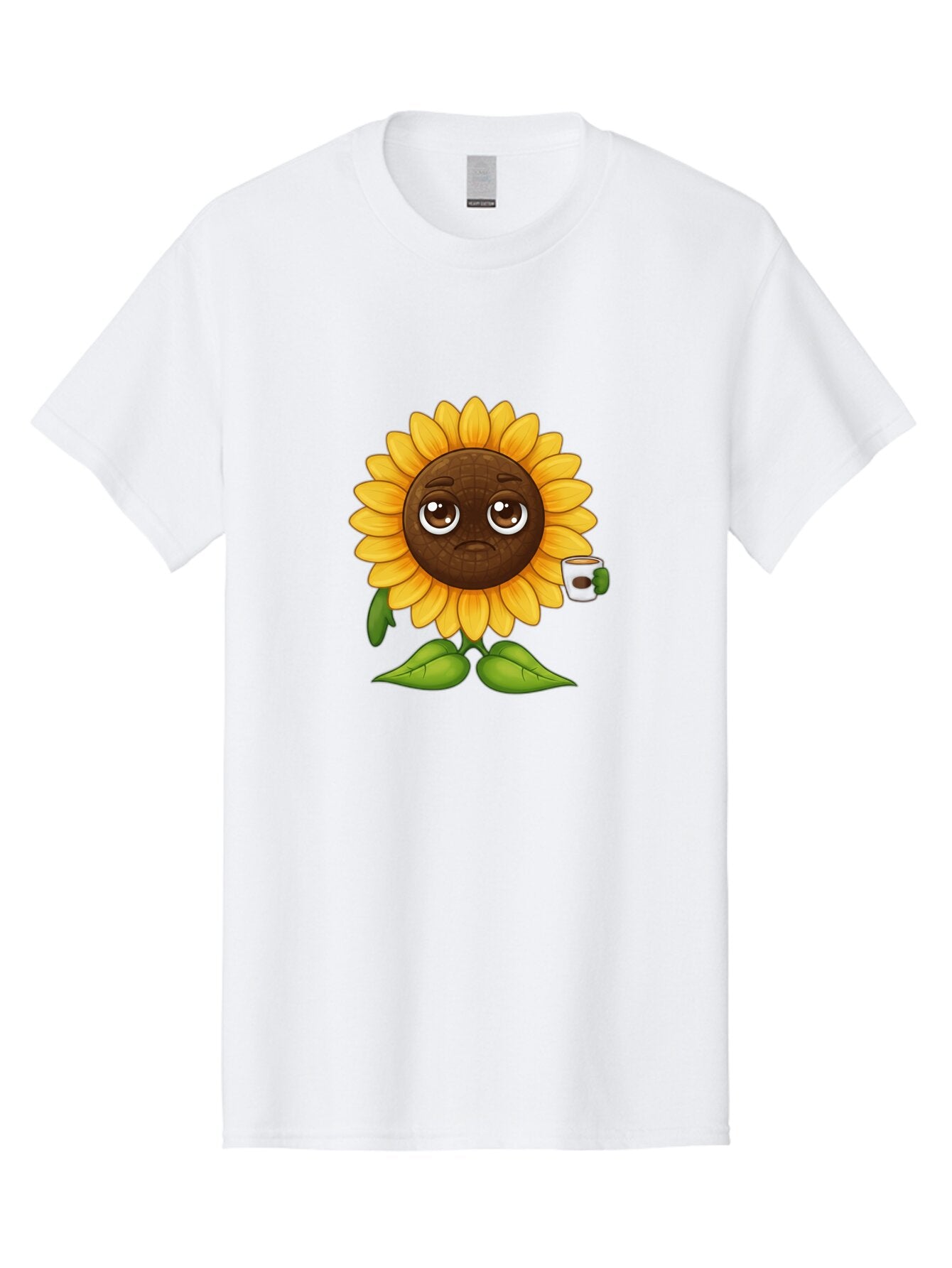 Sad-Sunflower-1 Men'S Graphic Tee, 100% Cotton, Comfortable Casual Summer Wear, Machine Washable, Vintage Camera, Old Camera, Antique Camera, Black Camera, Classic Photography, Photography Equipment, Nostalgic Device, Film Camera, Camera Art Bao843