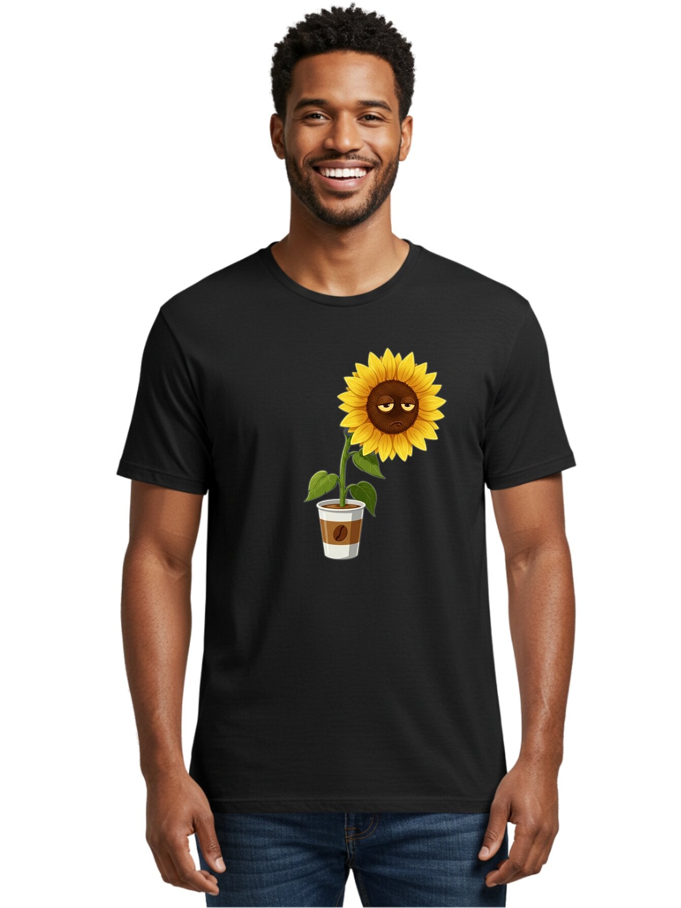 Sad-Sunflower-2 Men'S Graphic Tee, 100% Cotton, Comfortable Casual Summer Wear, Machine Washable, Vintage Camera, Old Camera, Antique Camera, Black Camera, Classic Photography, Photography Equipment, Nostalgic Device, Film Camera, Camera Art Bao844 29